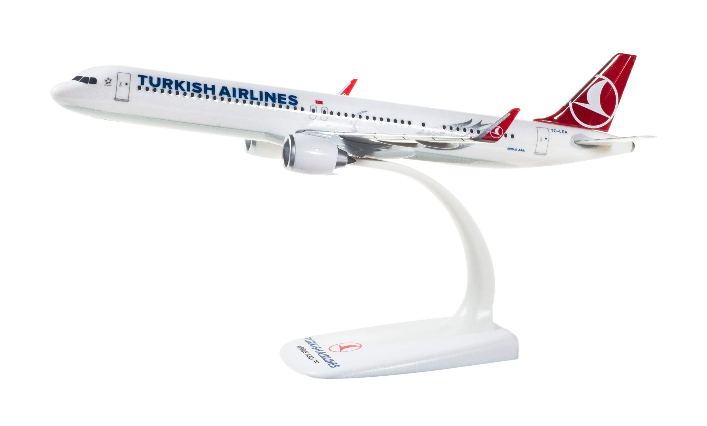 Herpa 612210 Turkish Airlines Airbus A321neo Wings / Collectable Aeroplane, Multi-Colour