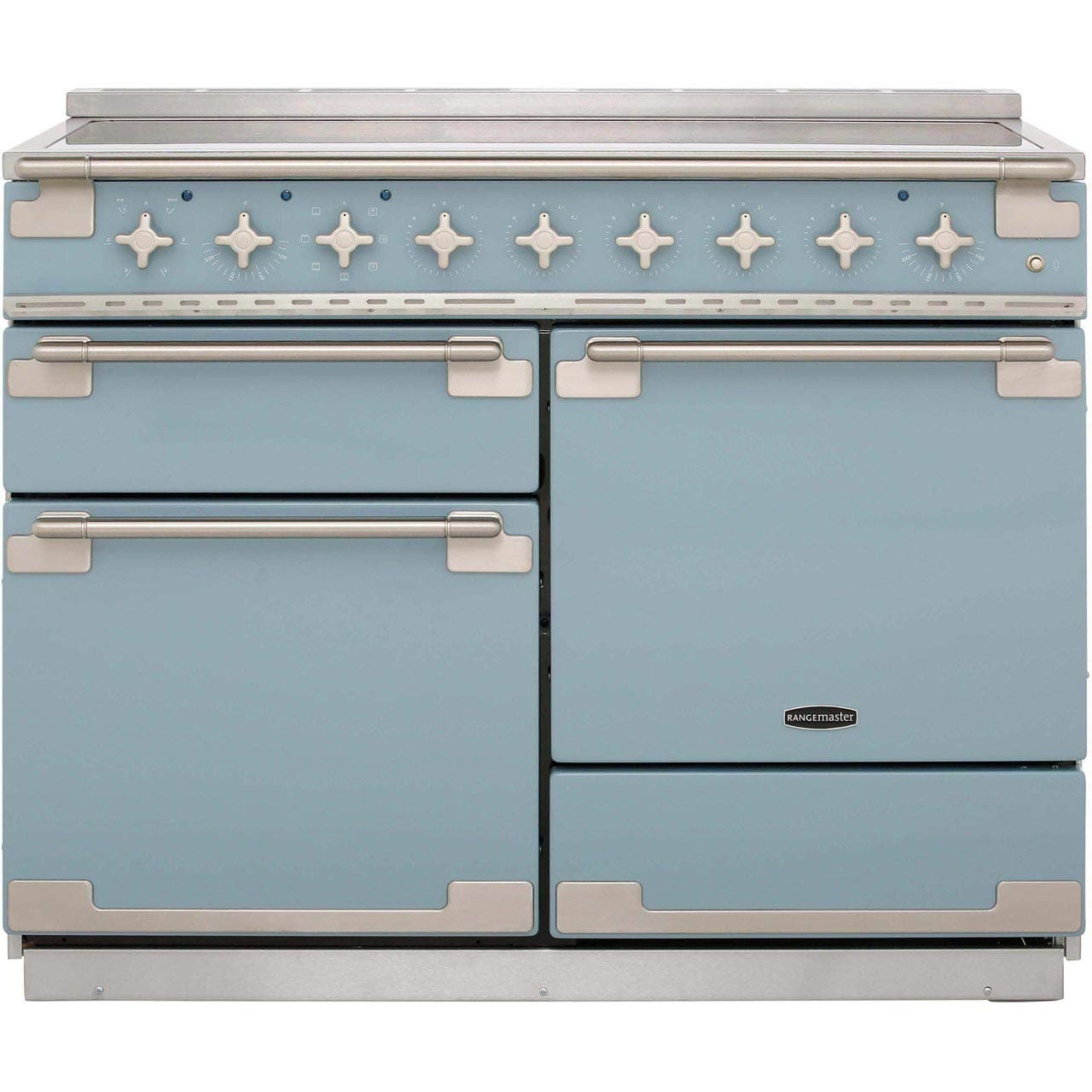 Rangemaster Elise ELS110EICA 110cm Electric Range Cooker with Induction Hob - China Blue