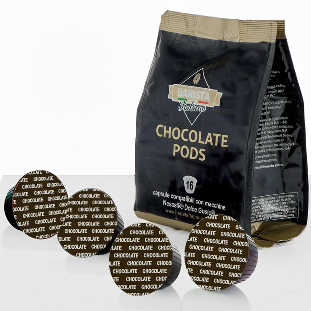 Barista Italiano - 48 Pods Compatible with Dolce Gusto®* machines (CHOCOLATE, 48 Capsules, 48 Servings)