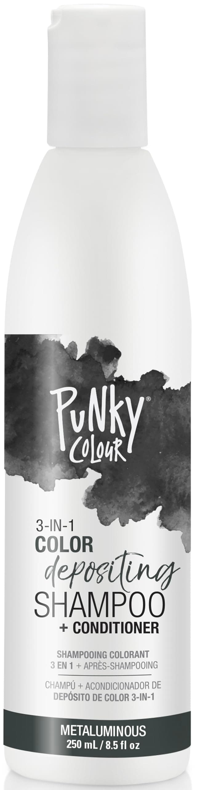 Punky Colour 3-in-1 Color Depositing Hair Cleanser & Conditioner, 8.5 fl oz. (Metaluminous)
