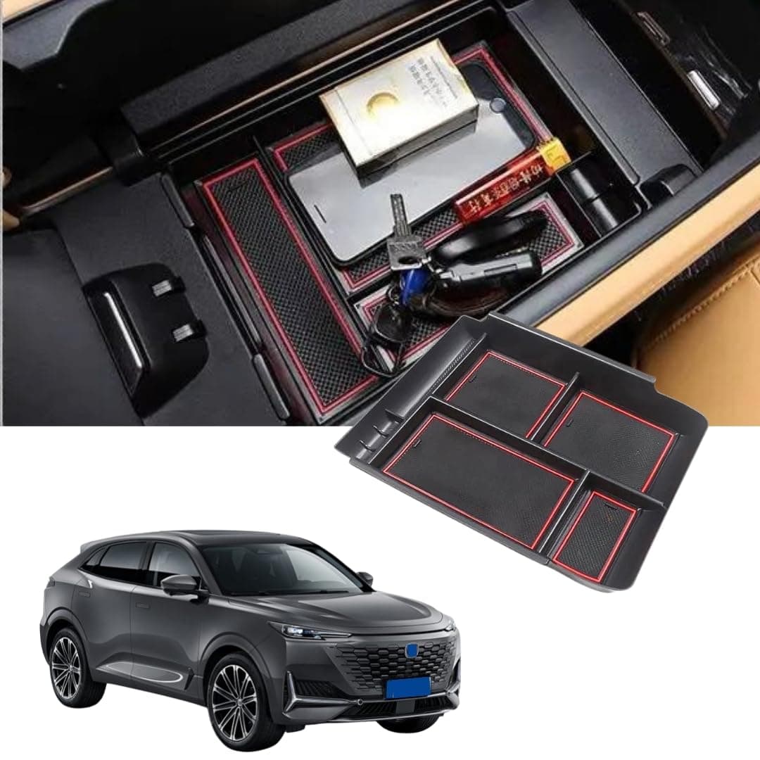 Center Armrest Console Organizer For Changan UNI K 2020 2021 2022 2023 2024 | Center Storage Box Organizer Tray | Changan Accessories 2024
