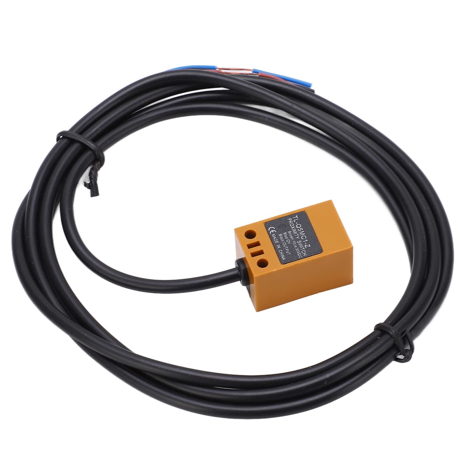 Normally Open Inductive Proximity Sensors DC 10‑30V Square Proximity Switch 3 Wire 5mm NPN Inductive Approach Sensor for Detecting Metal TL-Q5MC1-Z