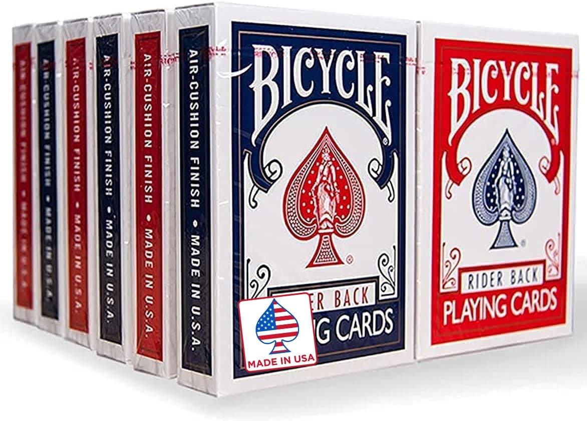 (12-pack) - Bicycle 1005016 Rider Back Index Playing Cards (colours MAY VARY- SINGLE PACK)