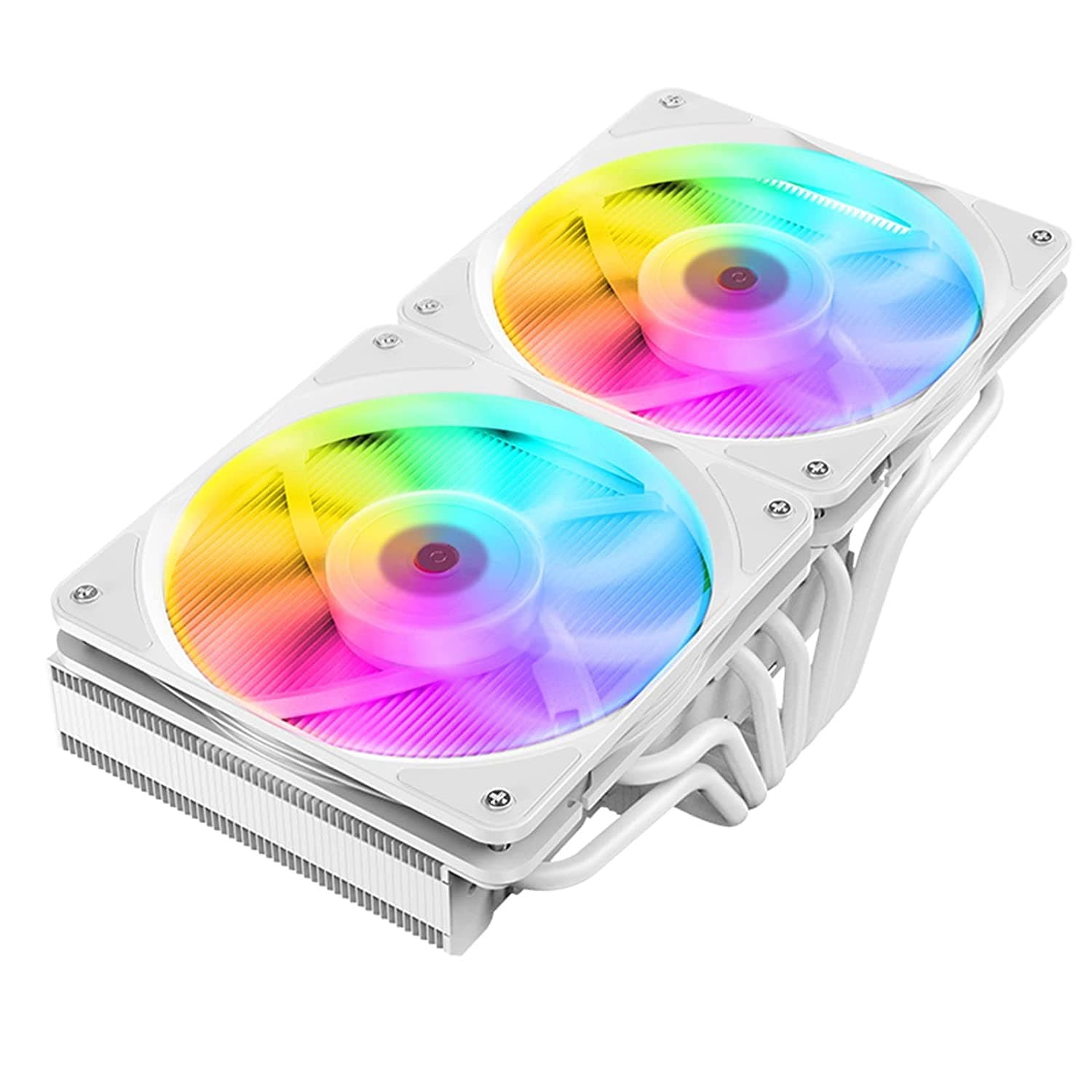 Shaking Tank JIUSHARK JF13K Diamond,Top-Down CPU Air Cooler,6mm x 7 Copper Heat Pipes 2×120 * 120 * 15mm PWM&ARGB Fans 250W TDP SuitableFor Intel LGA 1700/1200/115X AMD AM5/AM4