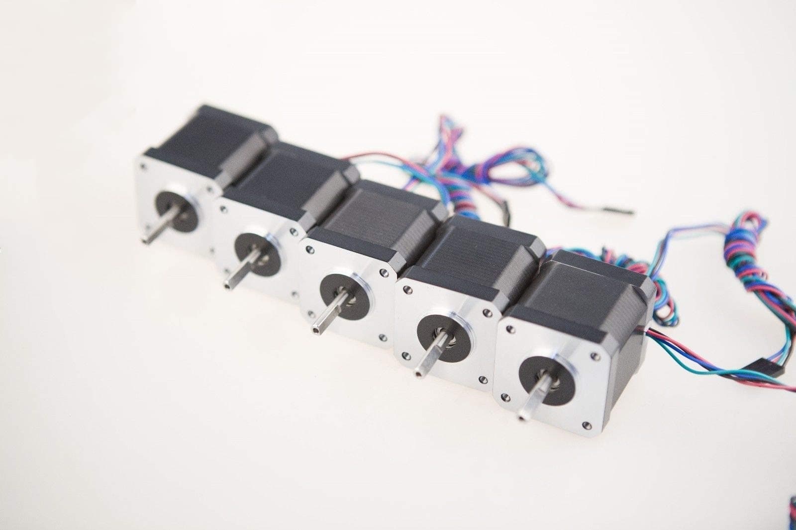 Nema 17 Stepper Motor Bipolar 48mm Body 55Ncm Torque 2.8 Max 4 Lead W 1.5 A with 1.8 Step angel 4.2V for 3D Printer CNC 5 PCS  