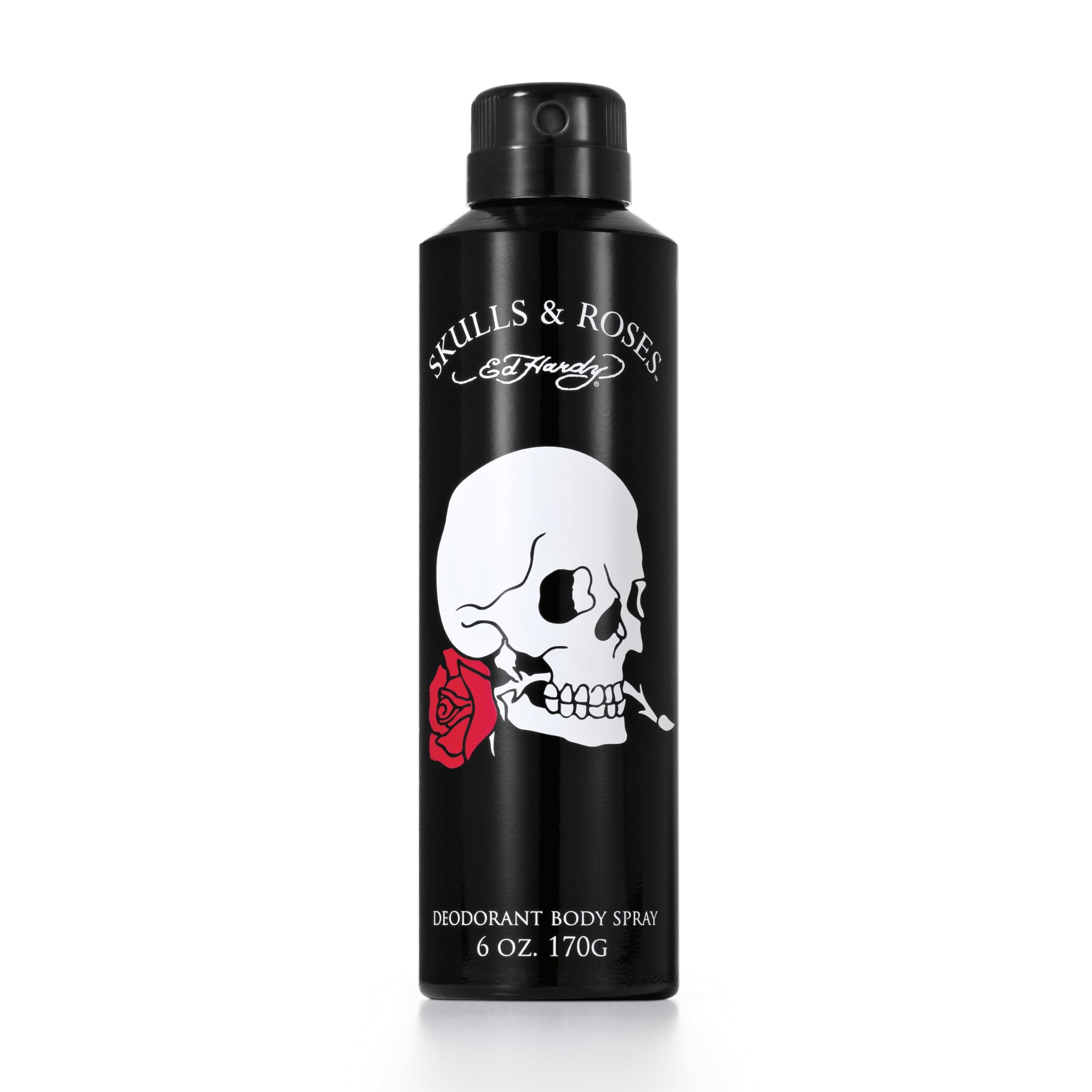 Skulls and Roses Deodorant Body Spray, 6.0 Ounce Skulls & Roses
