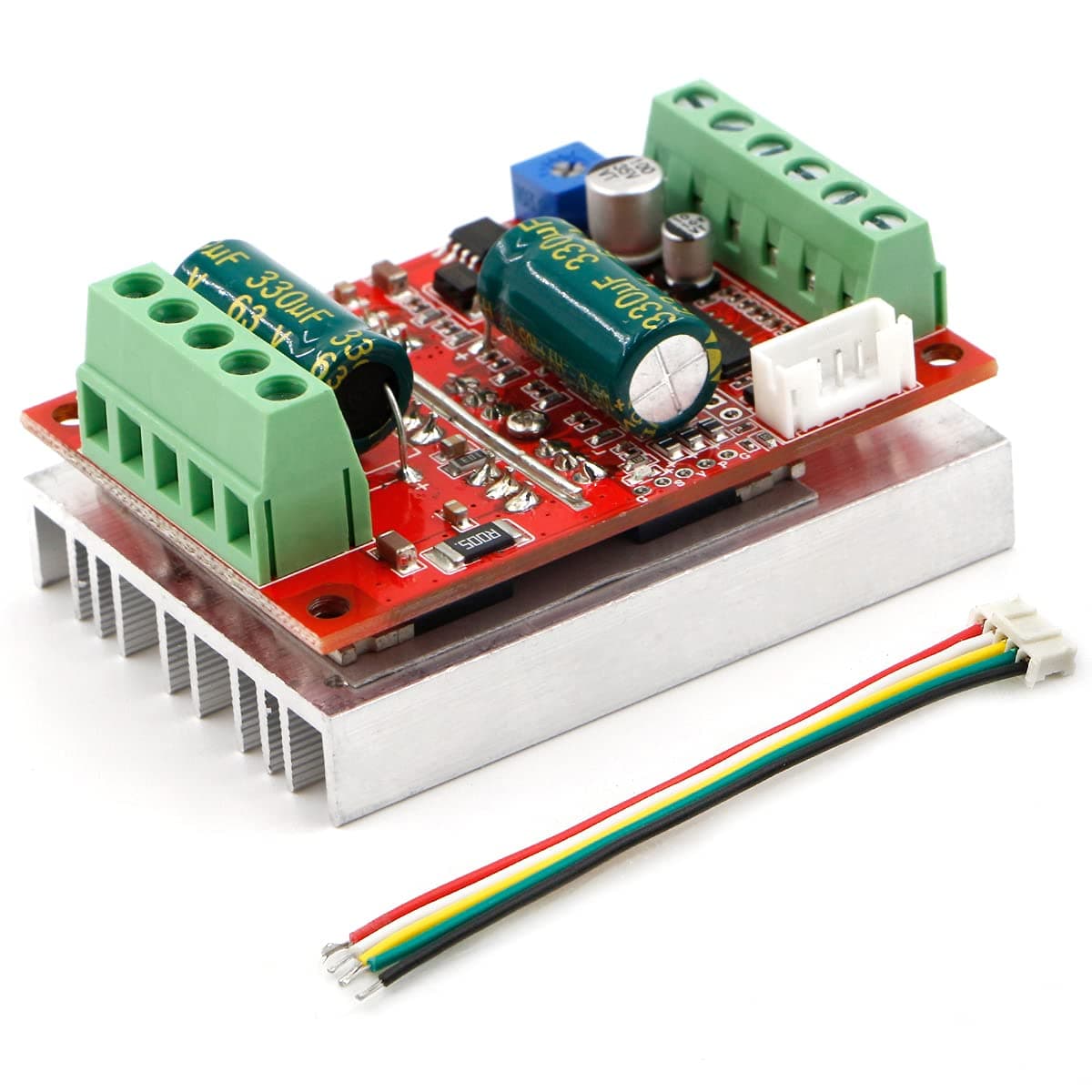 RioRand 350W 6-60V 3-Phase PWM DC Brushless Motor Speed Controller with Hall Sensor – for 120° Electric Angle Brushless DC Motors, DIY Robotics, Electric Tools & PLC Systems