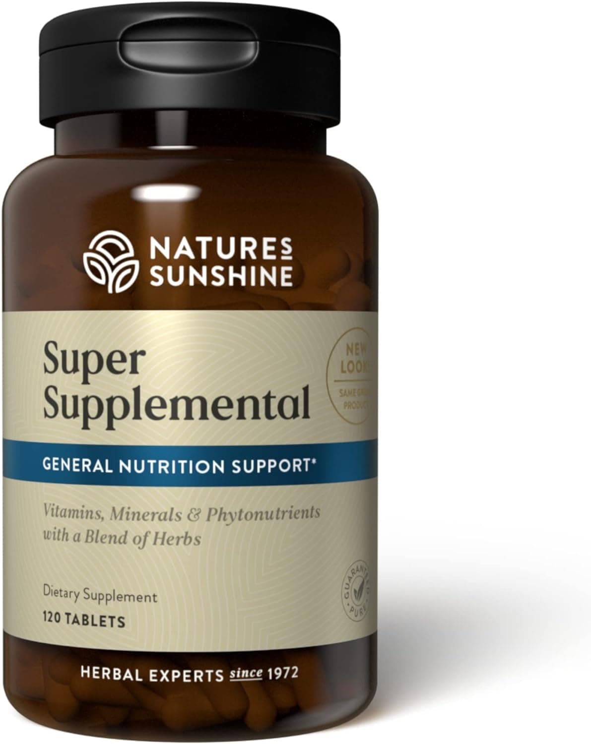 Super Supplemental: Complete Multivitamin with Minerals, Antioxidants & More for Nutritional Gaps, Overall Health, Immune & Energy Support. 120 Tabs