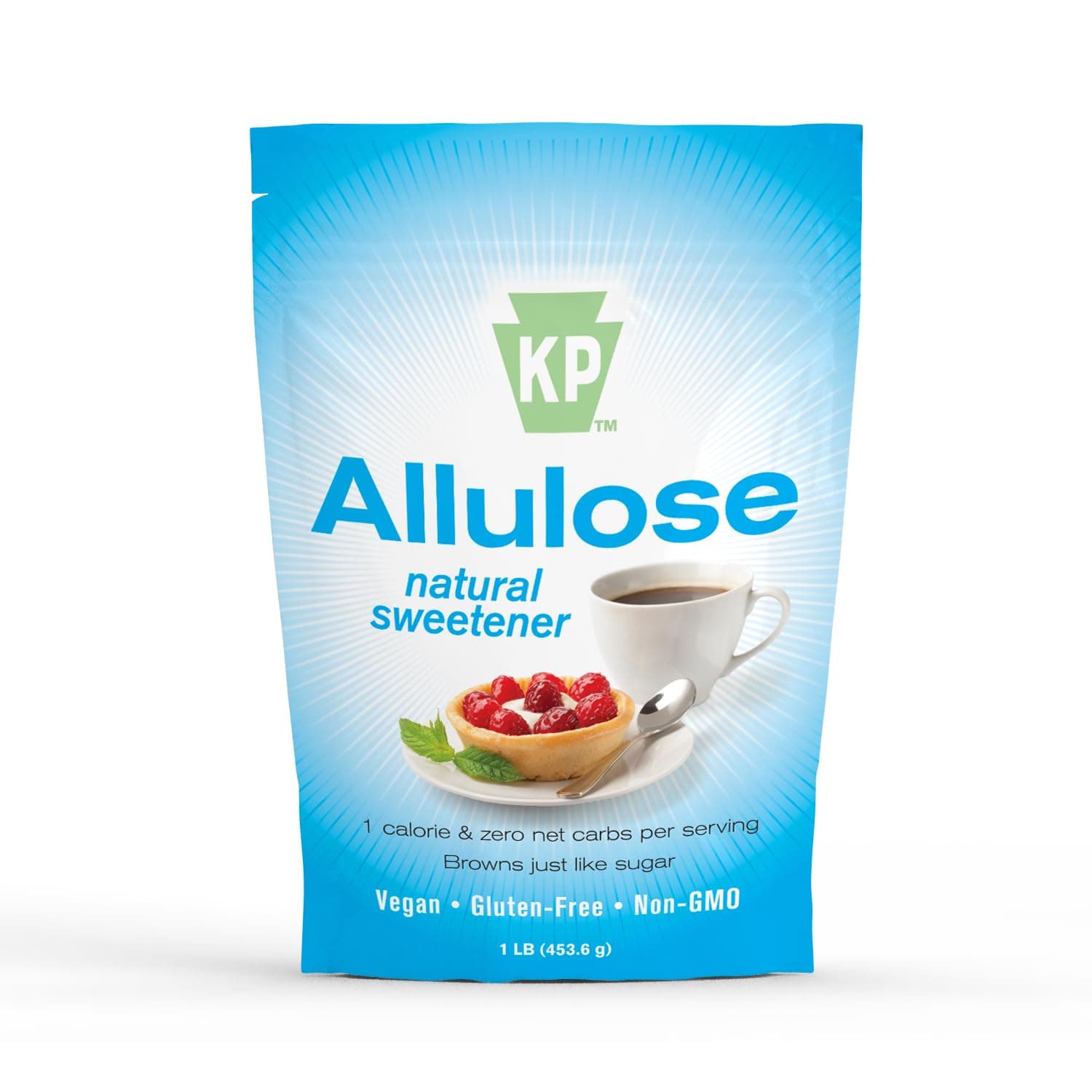 Keystone Pantry - Allulose Sweetener, Low Calorie and Low Carb Sugar Substitutes, Natural Allulose Sugar Substitute, Gluten, Soy, and Sugar Alcohol-Free, 1 Lb. (Packaging May Vary)
