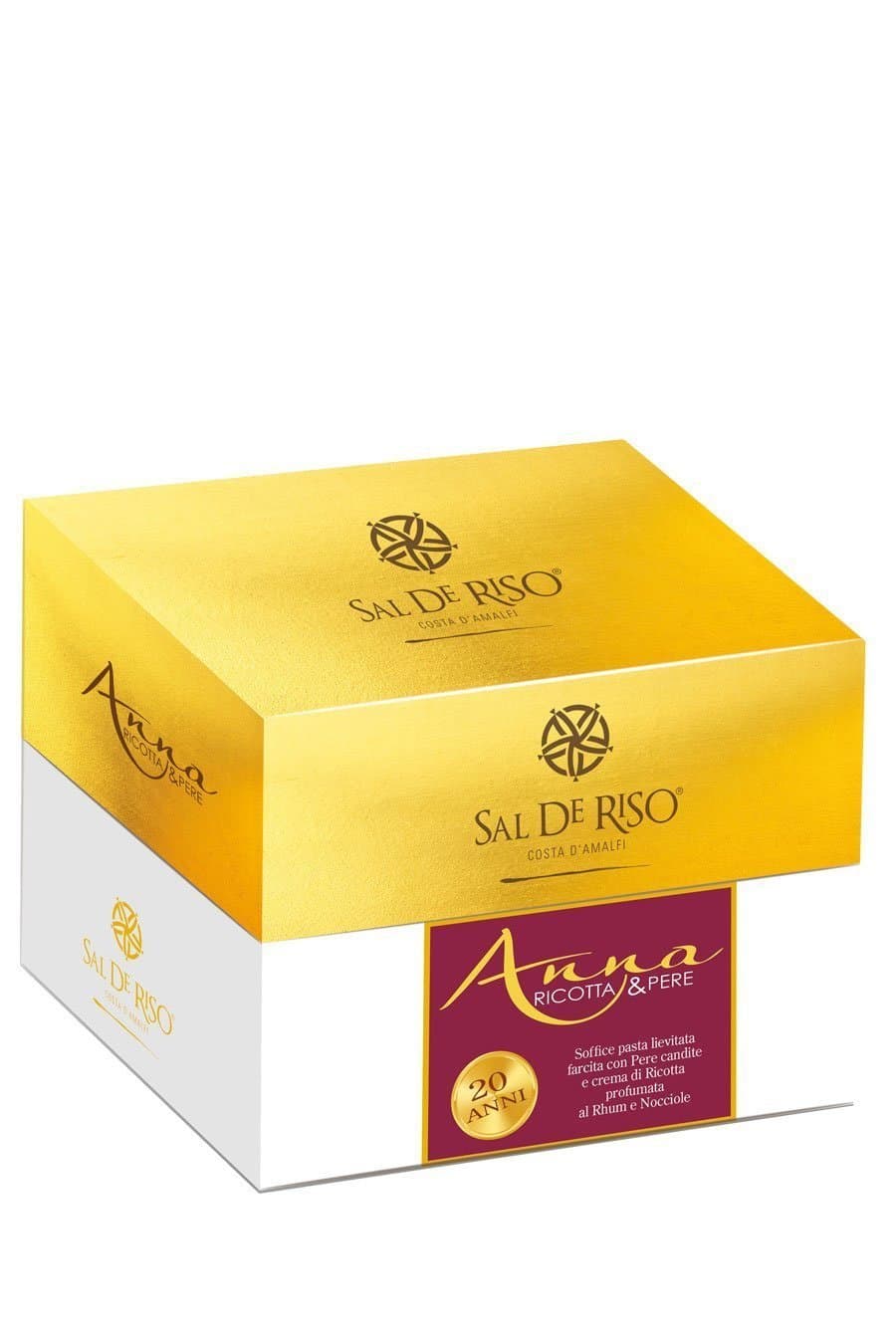 Sal De Riso Artisan Panettone "Anna" Ricotta Cheese and Pear 1000g
