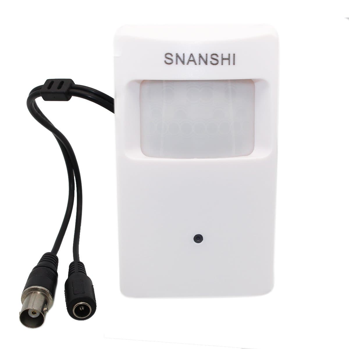 SNANSHI 3.7mm PIR Sensor SONY CCD Security Camera 700 TVL Hidden Covert CCTV Camera 18 Units IR LED