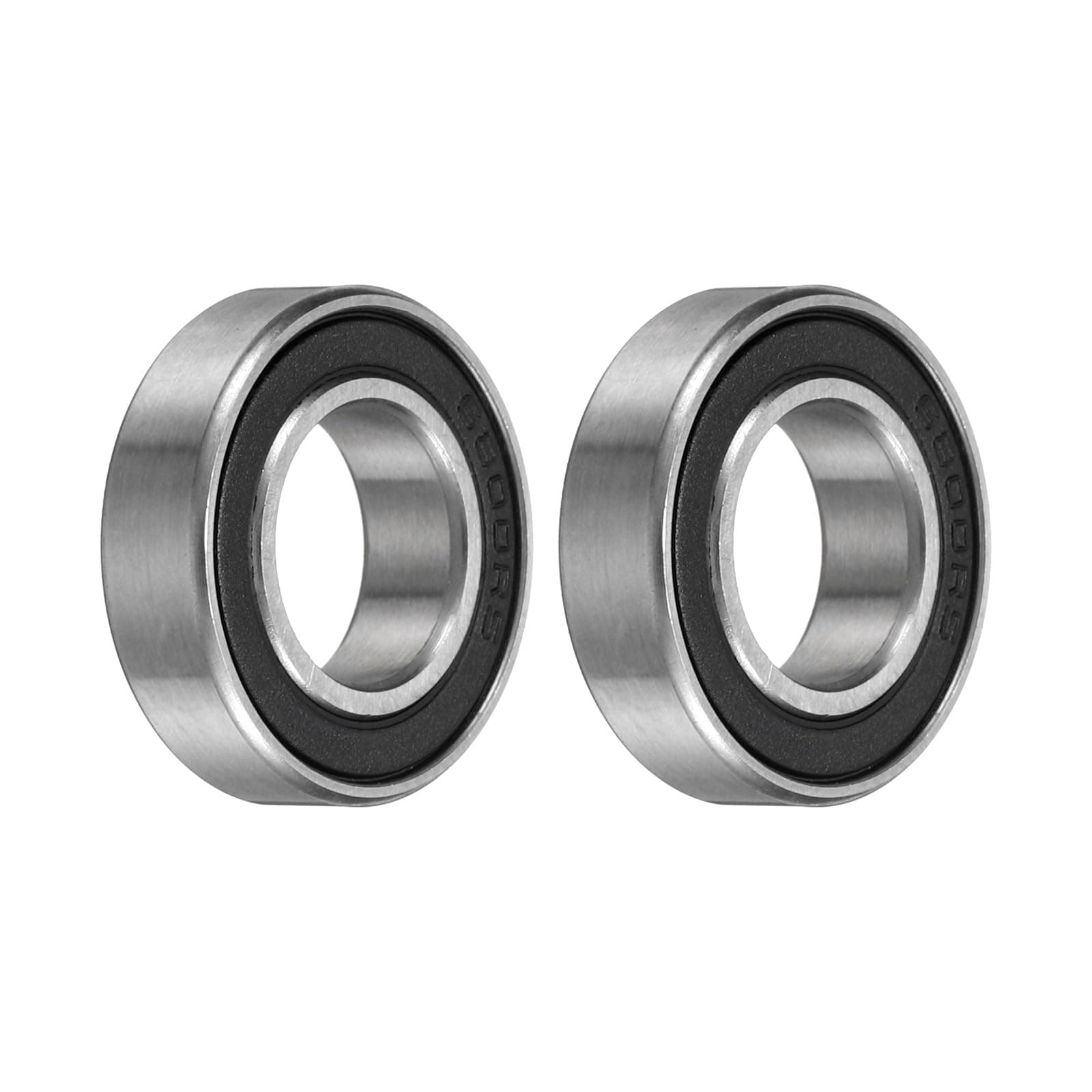 – 2pcs 6800-2RS Bearing 10x19x5mm, Chrome Steel Double Rubber Seals Miniature Bearing, Lubricated Deep Groove Ball Bearings, P6 (ABEC 3)