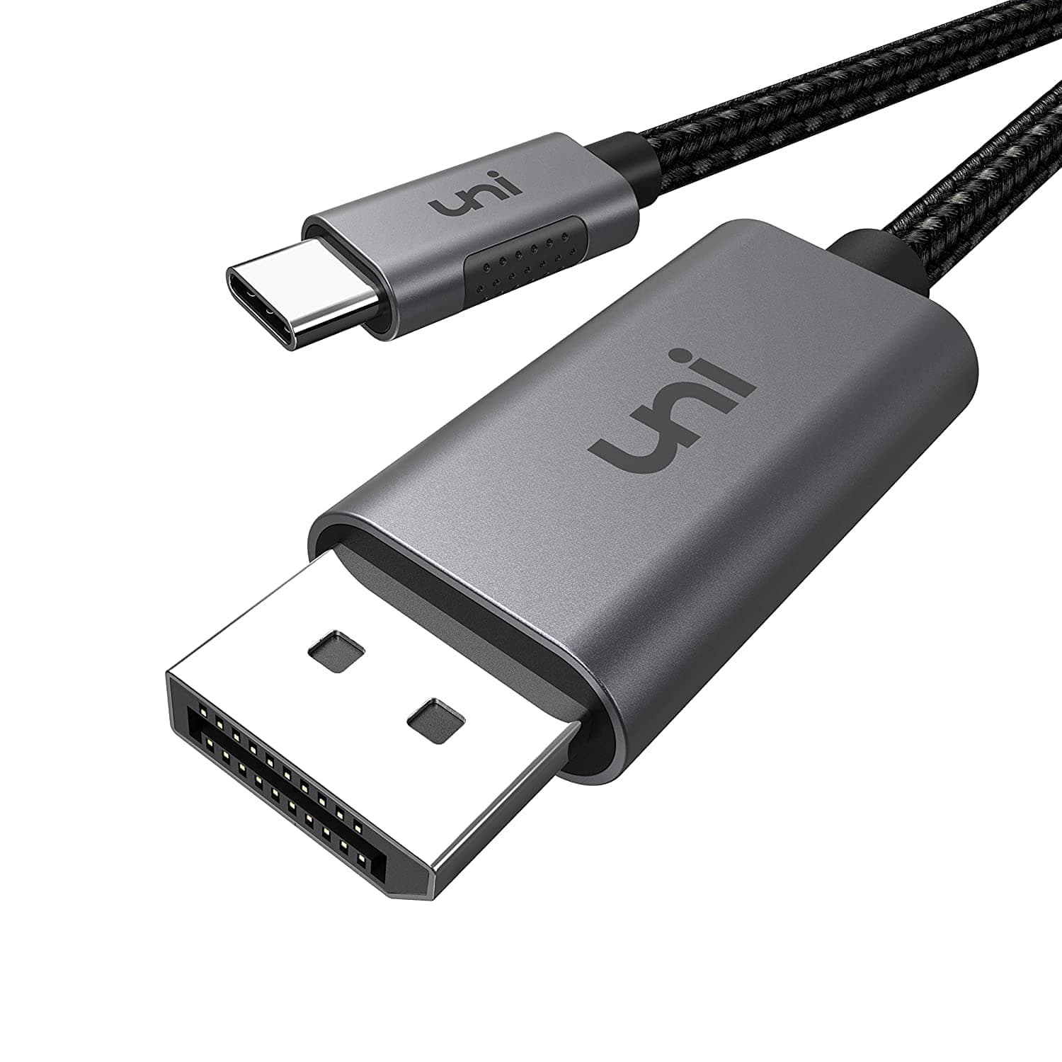 USB C to DisplayPort Cable (4K@60Hz), Thunderbolt 3 to DisplayPort Cable for MacBook Pro 2017/2016, Dell XPS 15/13, iMac, Surface Book 2, Pixelbook, Galaxy Book and More - Gray, 6FT/1.8mNot HDMI