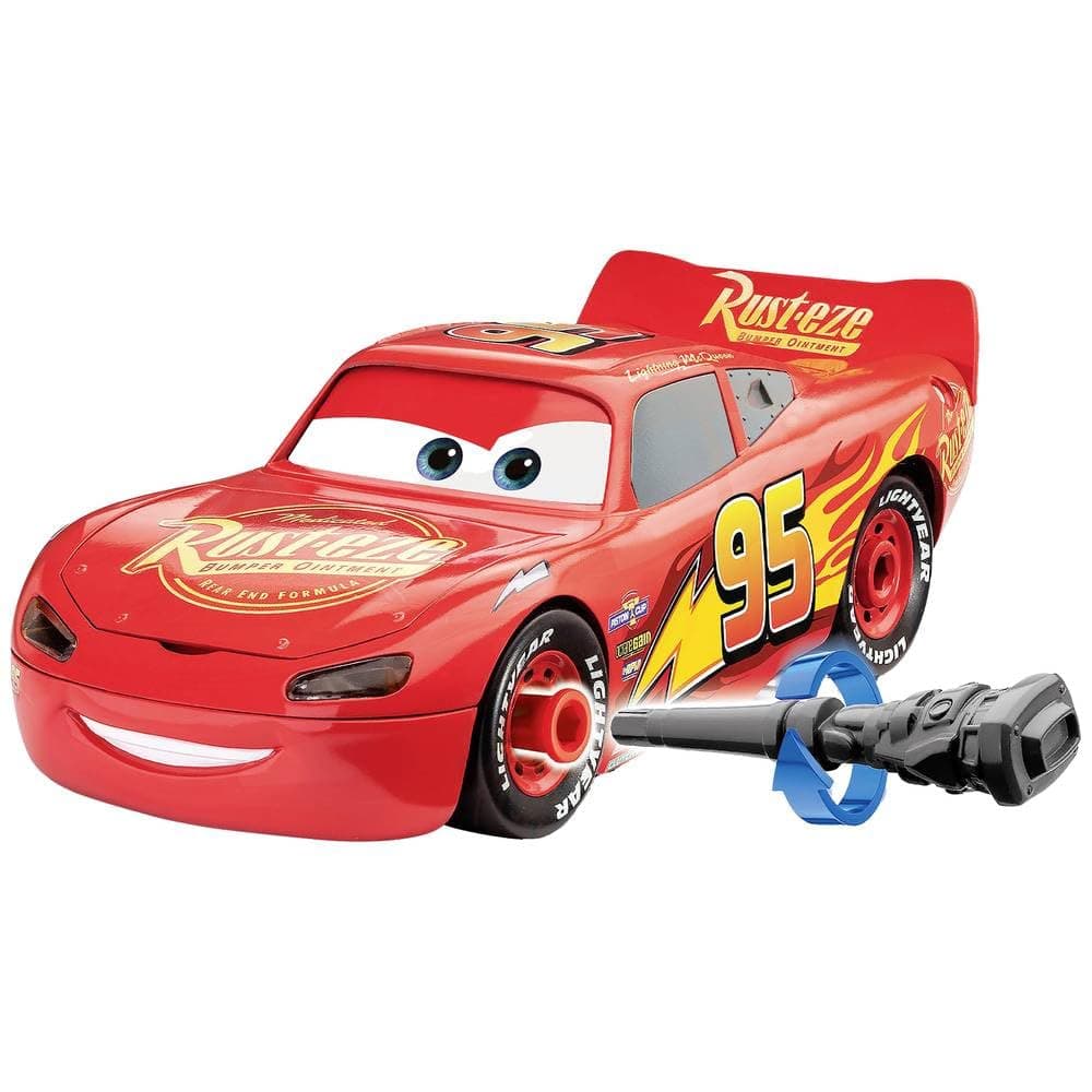Revell Cars 00920 First Lightning McQueen Disney (Light & Sound) 1:20 Scale, Red