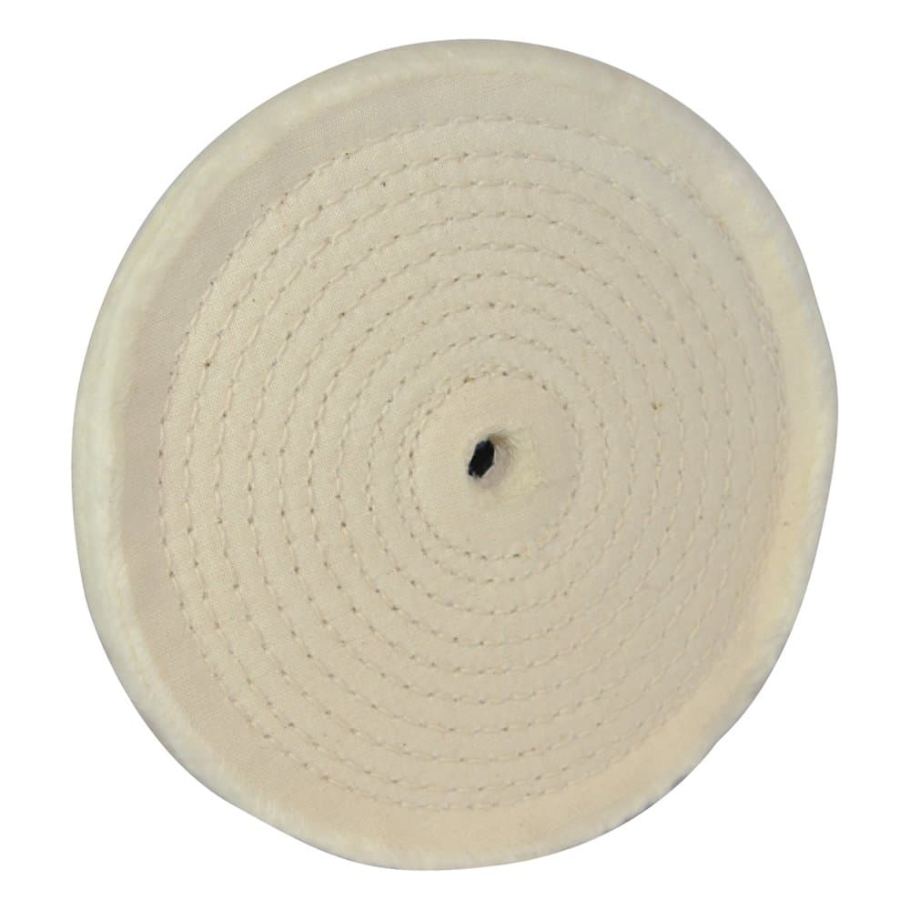Silverline 105888 Spiral-Stitched Cotton Buffing Wheel 150 mm