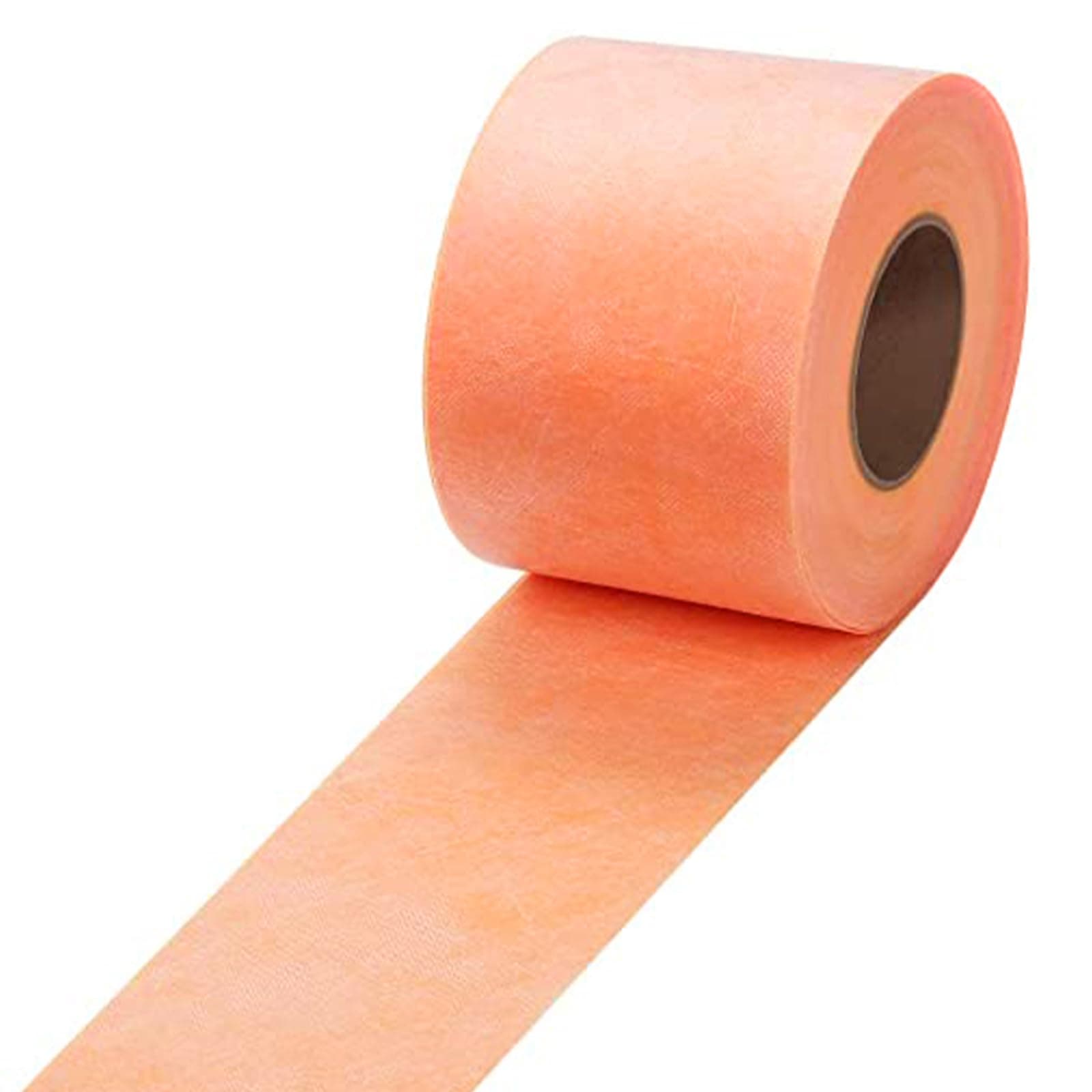 Waterproof Membrane Band Roll, 30Mils Thick, 5Inch X 98.5Ft Tile Floor Underlayment Waterproofing Polyethylene Fabric Waterproof Membrane for Tiles, Shower Walls, Bathroom Floors