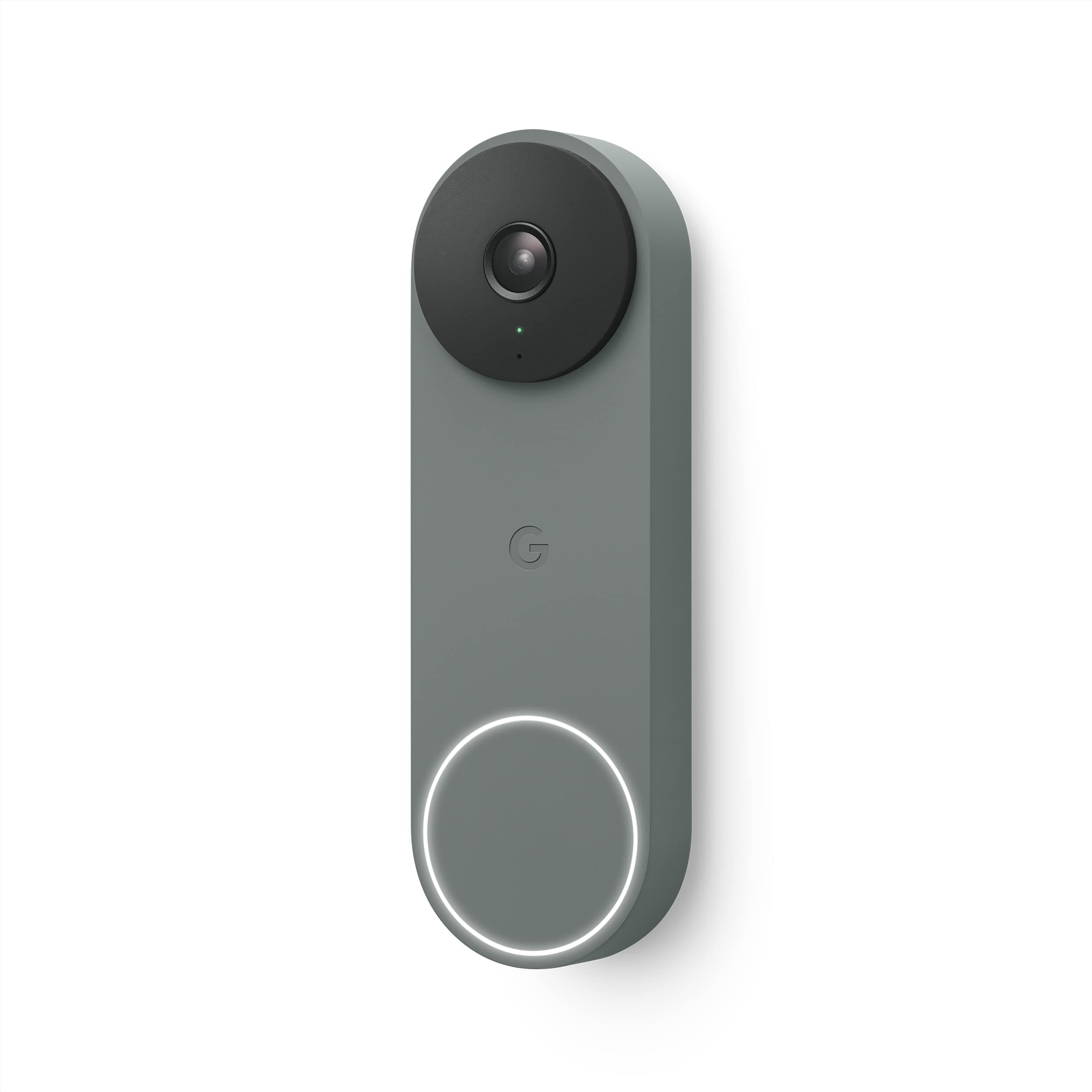 Google Nest Doorbell - (Wired, 2nd Gen) - Wired Video Doorbell Camera - Doorbell Security Camera - Ivy (Renewed)