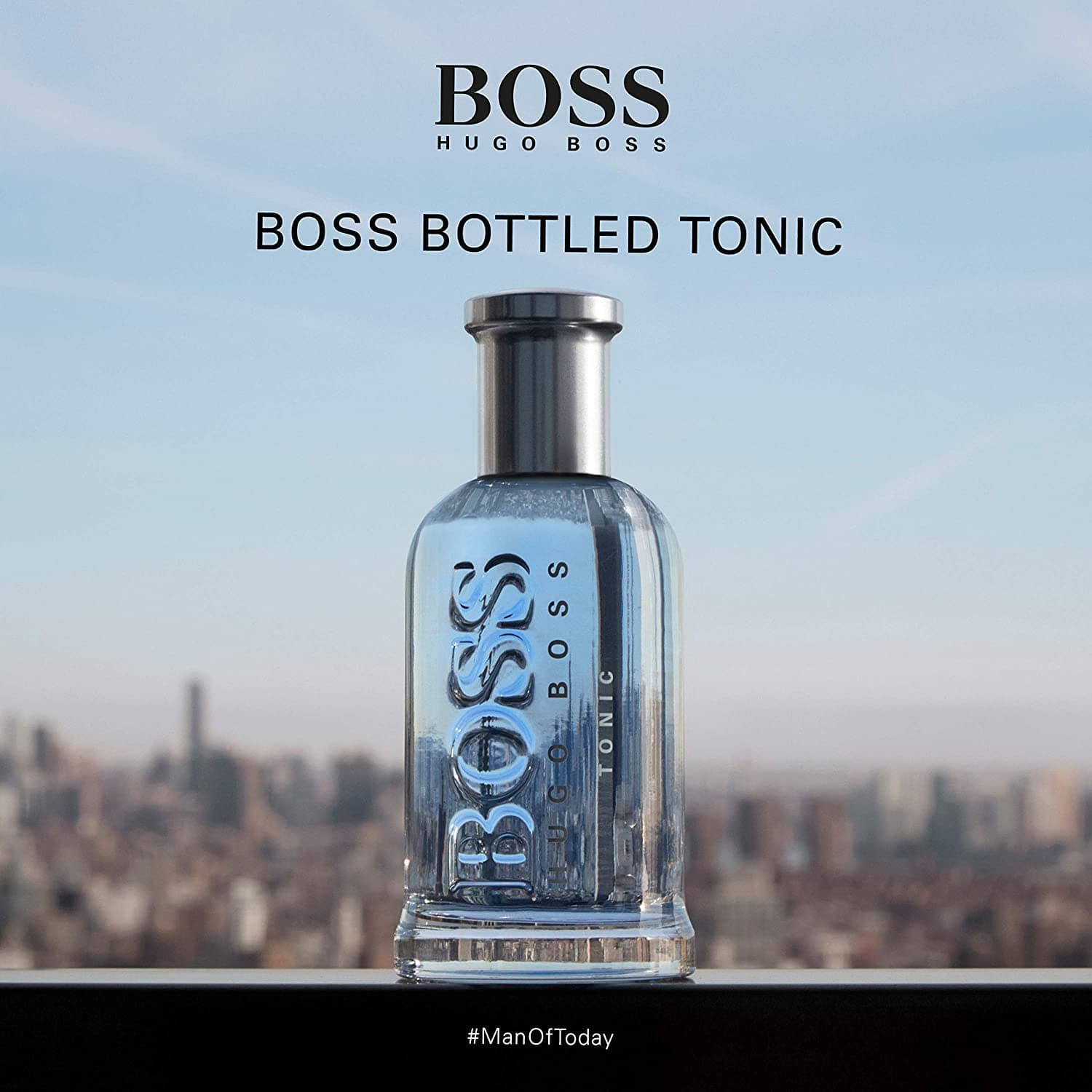 Hugo Boss Bottled Tonic Eau de Toilette – Ambery Men's Cologne – With Notes of Apple, Ginger & Rich Wood – Luxury Perfumes for Men – Long Lasting Fragrance