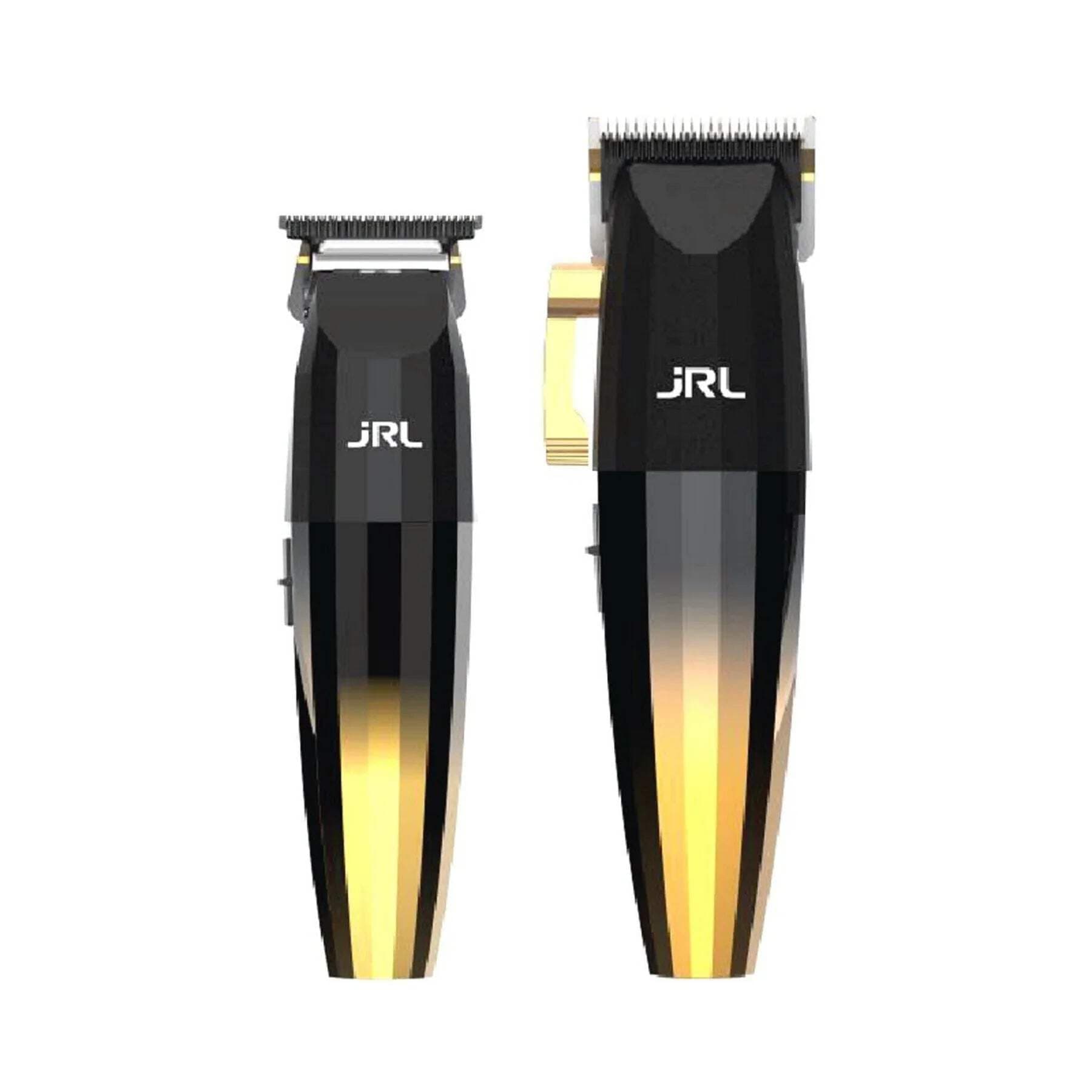 JRL FF2020 Limited Gold Collection - FF2020 Clipper & Trimmer Combo w/Cool Blade Technology for Men's Grooming - Both Rechargeable w/Stainless Steel Blades and Corrosion Proof (Gold Combo) (Unisex)