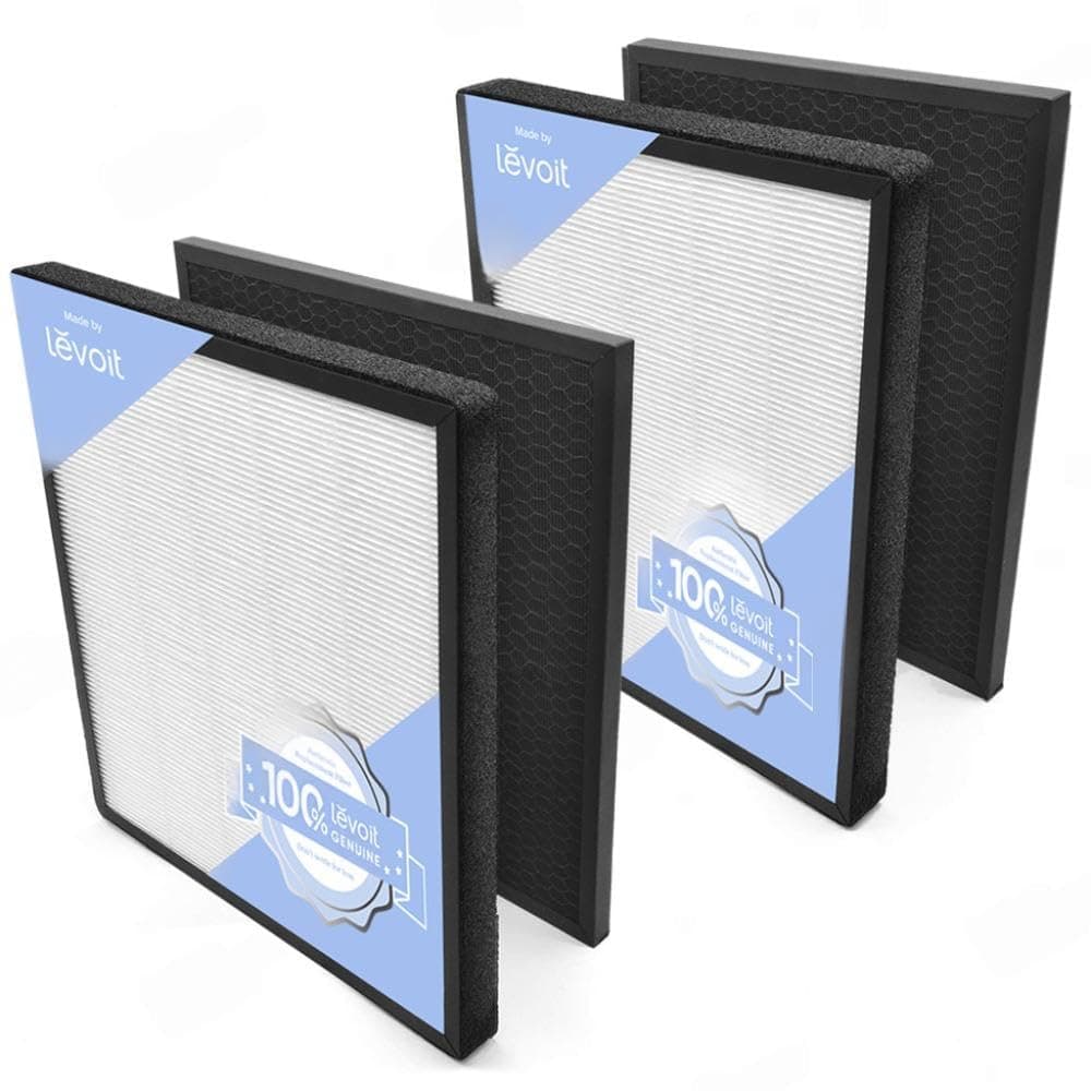 LEVOIT Air Purifier Lv-Pur131 Replacement Filter True Hepa & Activated Carbon Filters Set Lv-Pur131-Rf 2 Pack Multi