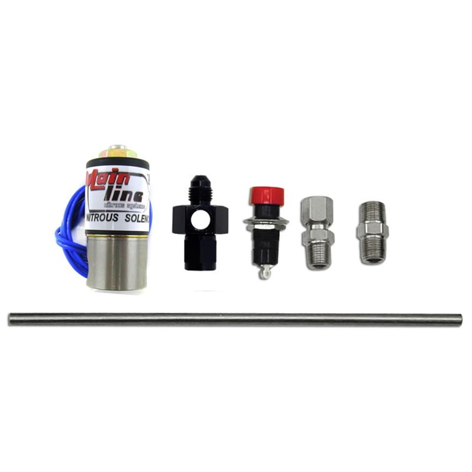 Nitrous Express ML15600 Nitrous Purge Valve Kit -04AN Manifold Adapter Fitting Push Button Activation Vent Tube Nitrous Purge Valve Kit