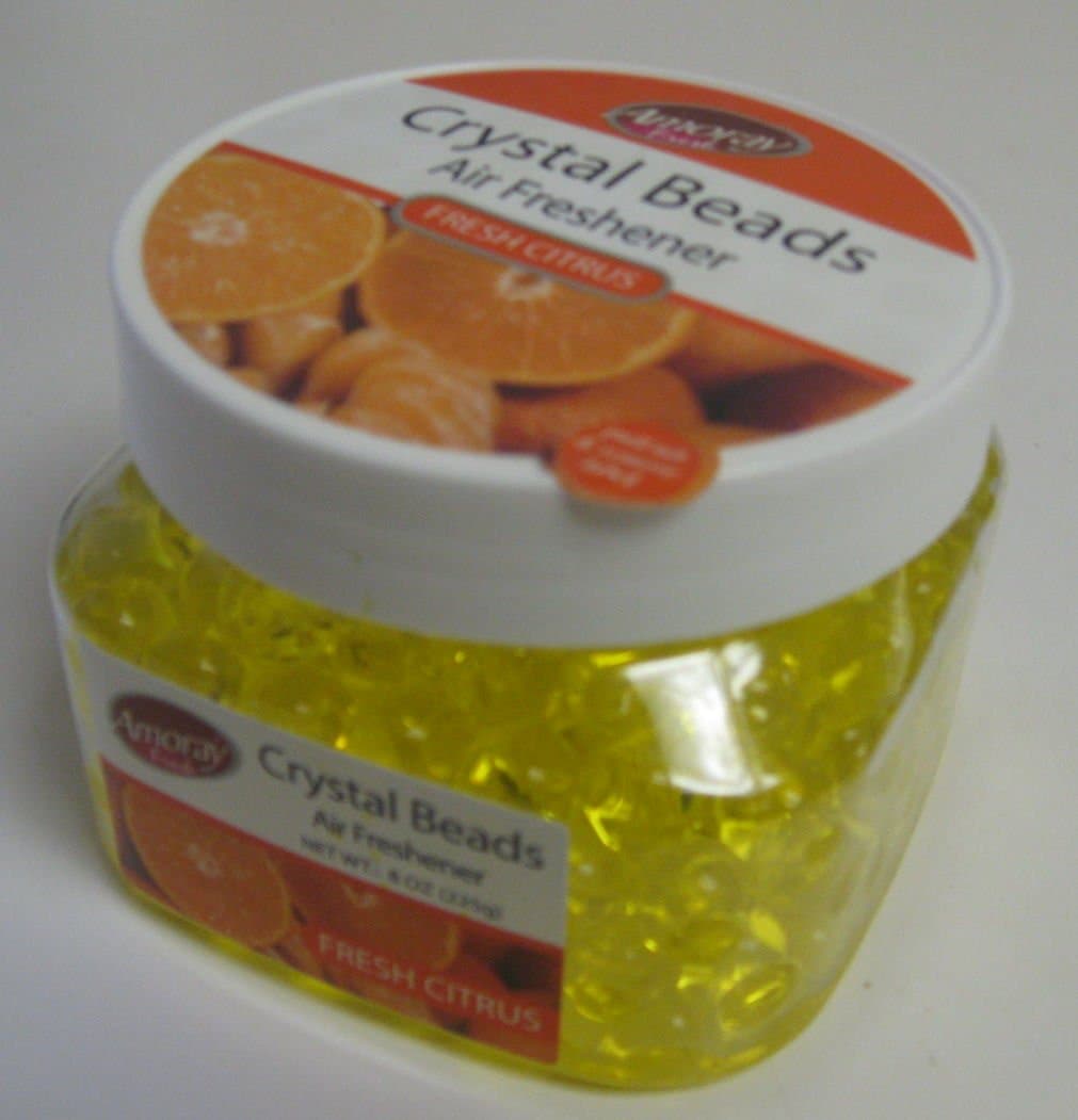 1 X Fresh Citrus Crystal Beads Air Freshener - 8oz