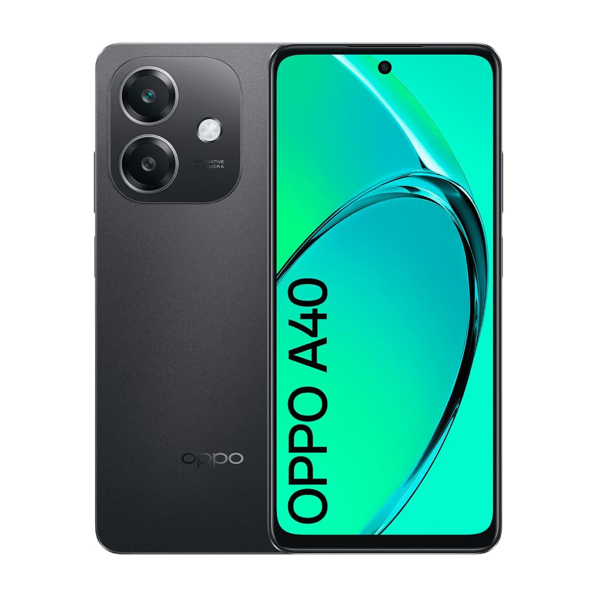 Oppo A40 Dual-SIM 128GB ROM + 4GB RAM (GSM Only | No CDMA) Factory Unlocked 4G/LTE Smartphone (Sparkle Black) - International Version