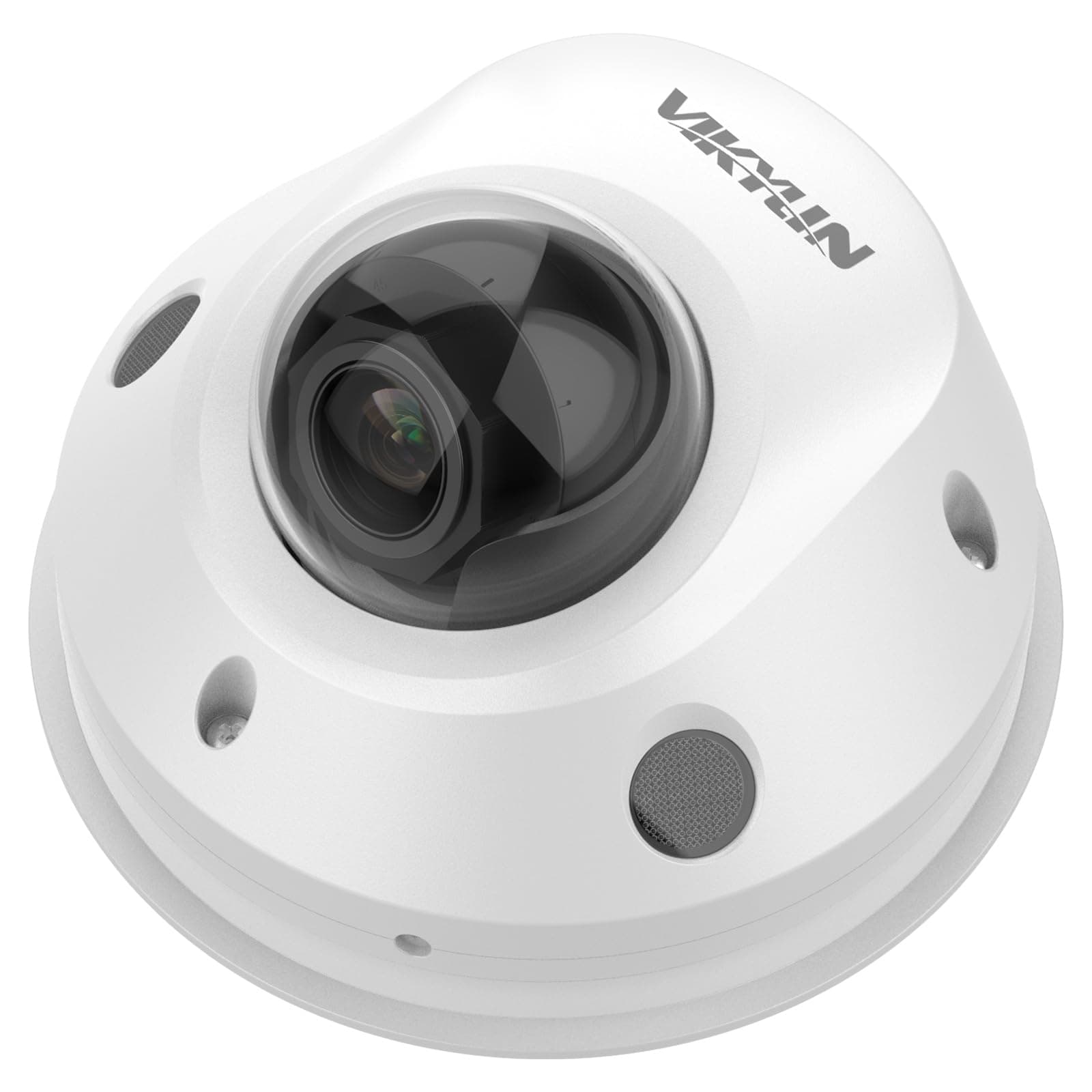 VIKYLIN 8Mp Fixed Dome Outdoor IP Poe Camera, 4K Color Dome Ip Poe Camera with Human/Vehicle Detection, 2.8mm Lens, 98ft Infrared/Color Night Vision