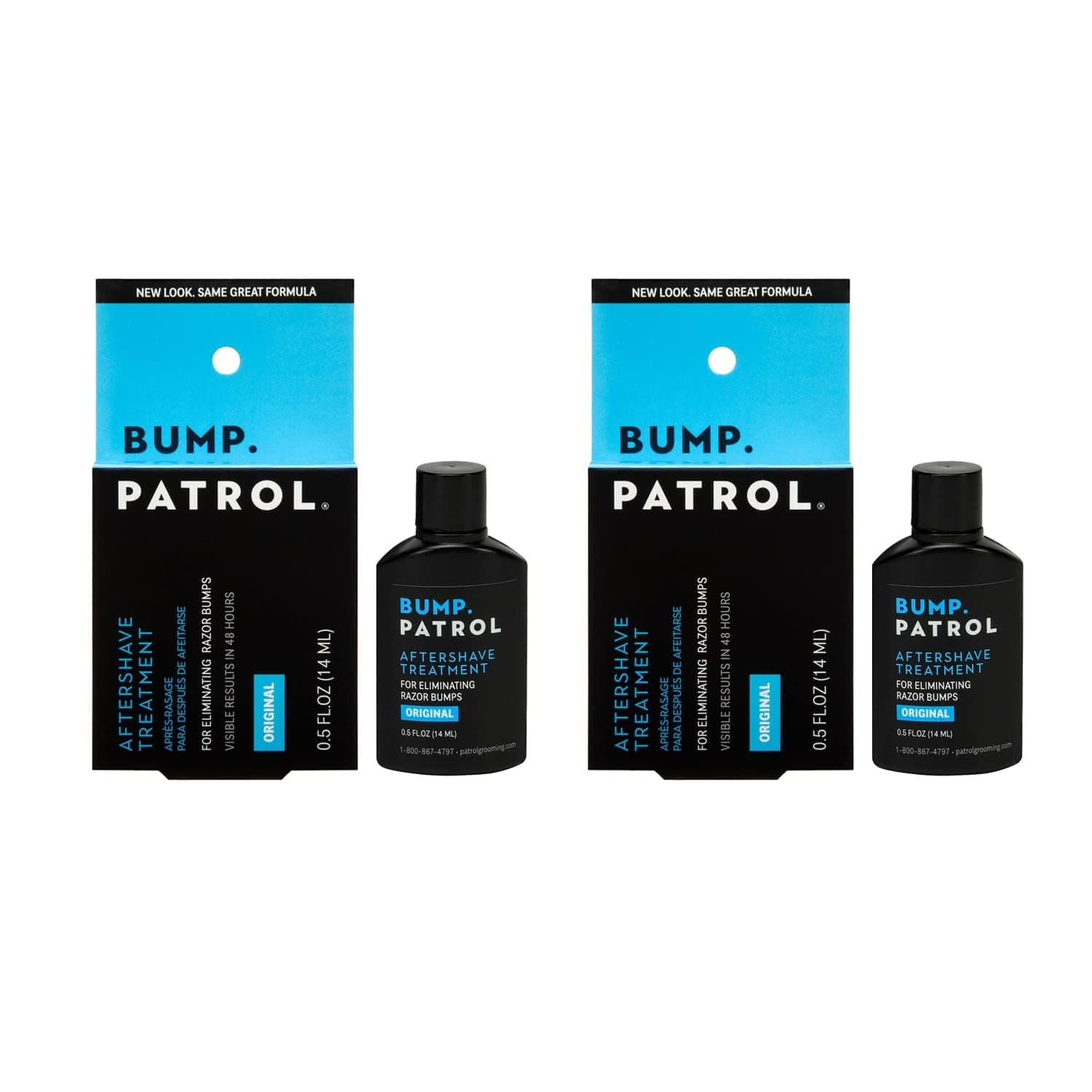 Bump Patrol Original Formula Aftershave Razor Vamp & Treatment (0.5 oz) 2 Pack Burns, 0.5 oz (2 Pack)