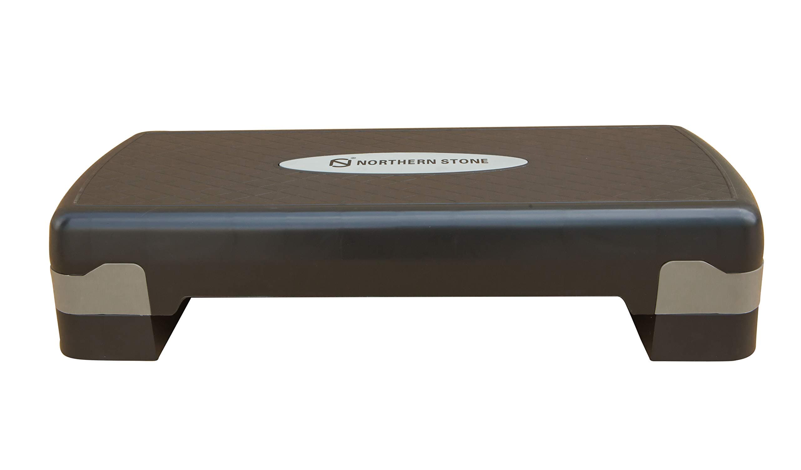 NORTHERN STONE Fitness Adjustable 2 Levels Exercise Aerobic Step with 10cm and 15cm Heights for Home Use
