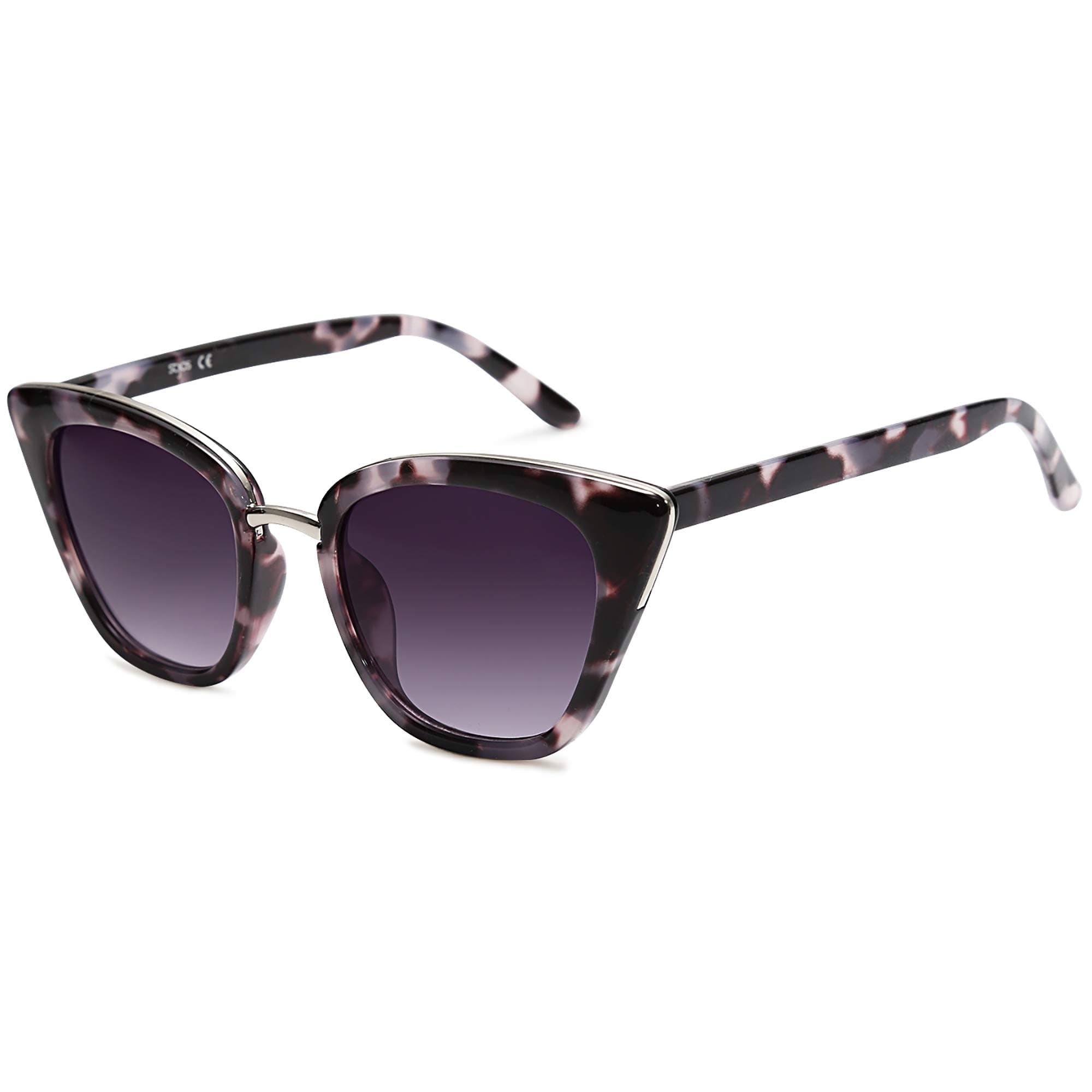 SOJOS Cat Eye Designer Sunglasses Fashion UV400 Protection Glasses SJ2052