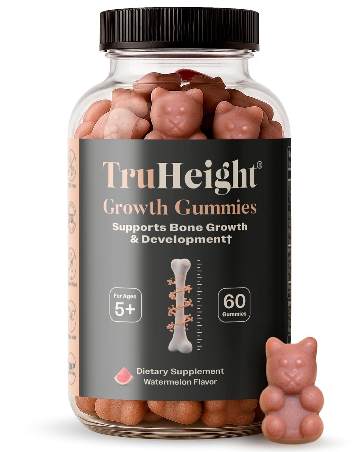 - Growth Gummies (Watermelon) Tall Nutrition for Natural Growth Supplement for Kids & Teens - Vitamin D, K, Calcium & Ashwagandha, Bone Strength Vitamins D3 K2, Picky Eater, Taller Ages 5+