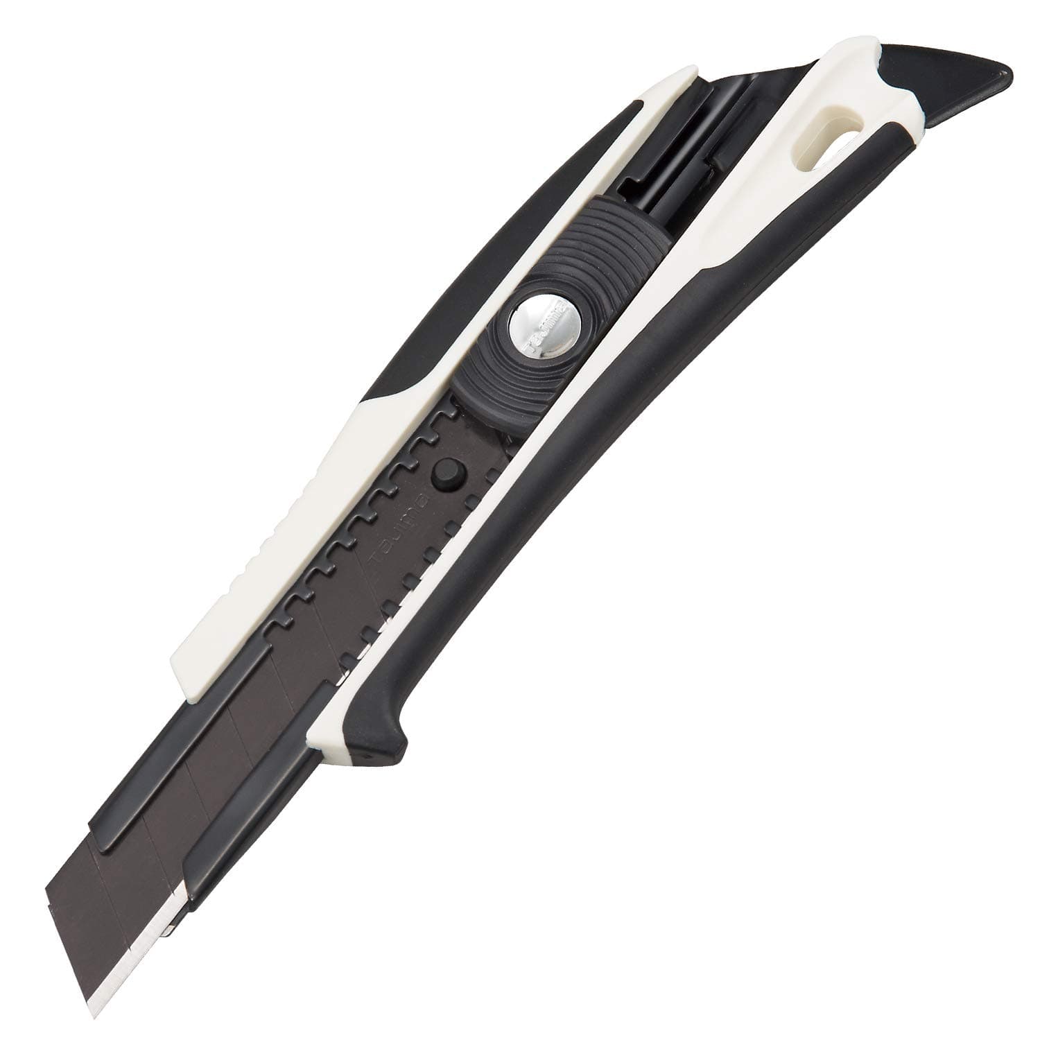 Utility Knife - 3/4" 7-Point Premium Cutter Series Snap Blade Box Cutter with Auto Lock & Razar Black Blade - DFC560N