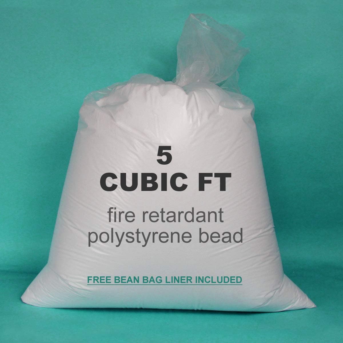 5 Cubic Feet Bean Bag Booster Refill Polystyrene Beads Filling Top Up Bag Beans Balls