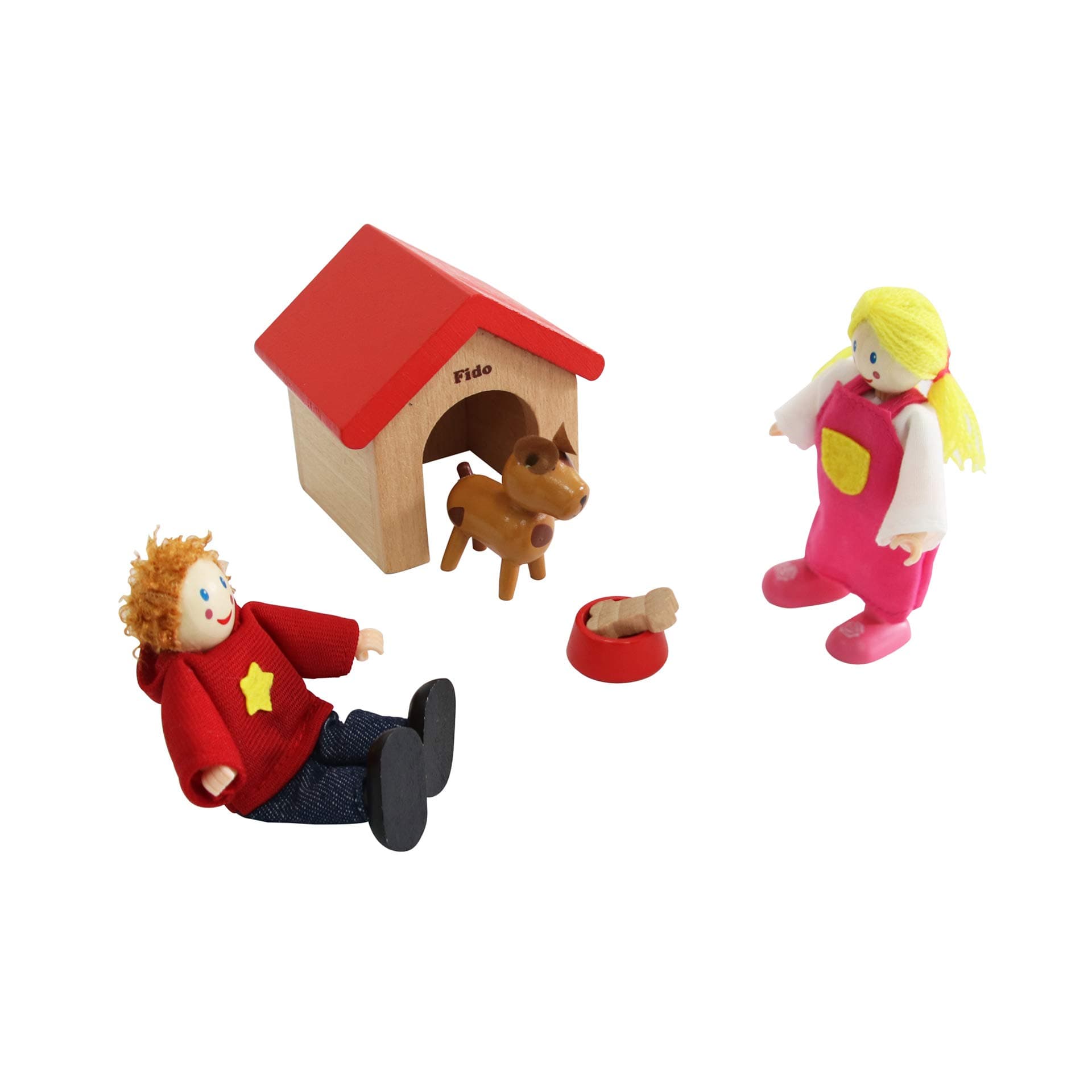 Hape Happy Family Dollhouse with Pet Set