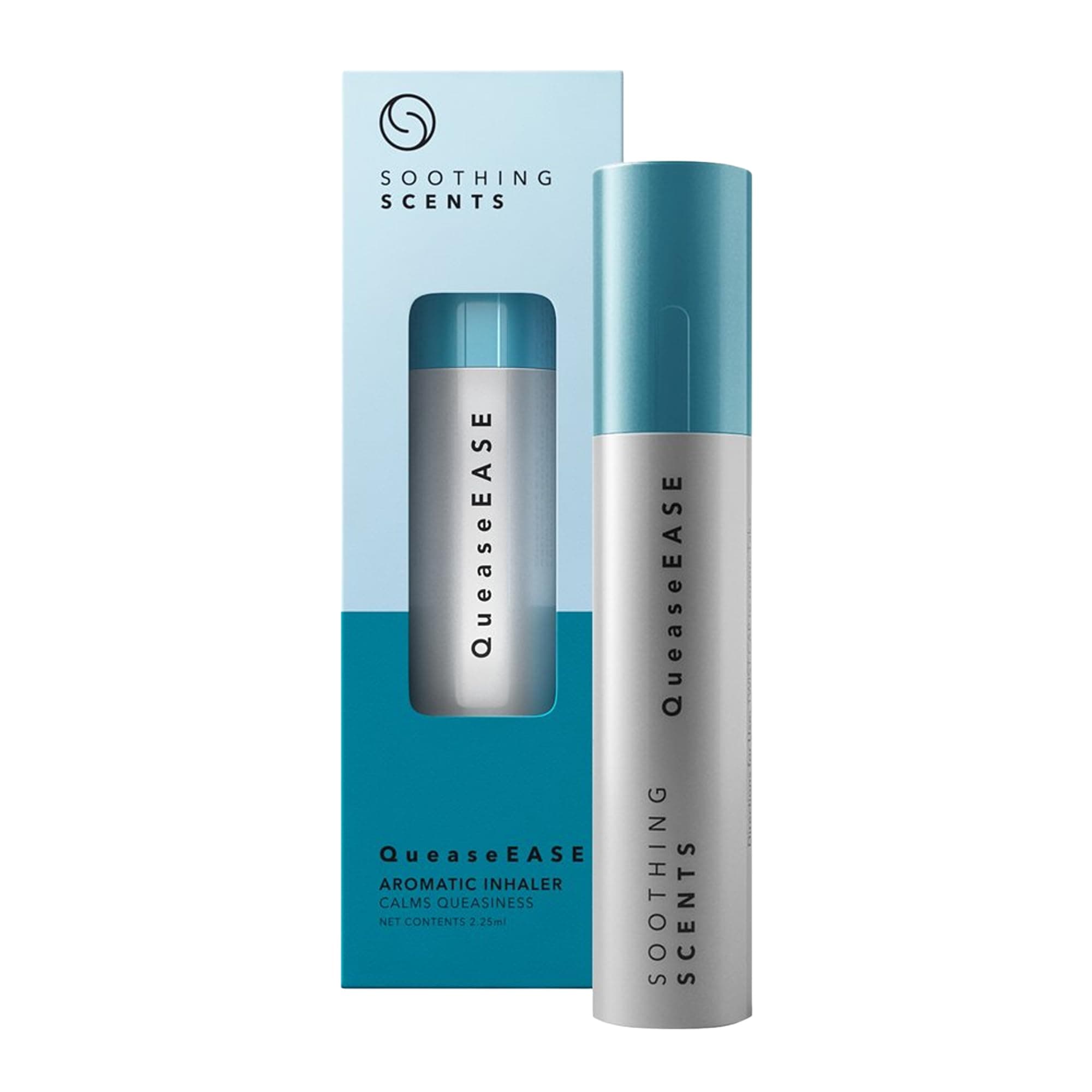 QueaseEASE Aromatic Nasal Inhaler for Nausea, Motion & Morning Sickness, GLP-1 Nausea, Chemo Queasiness, – Drug-Free Essential Oil Stick for Fast, Portable Relief from Queasy Moments