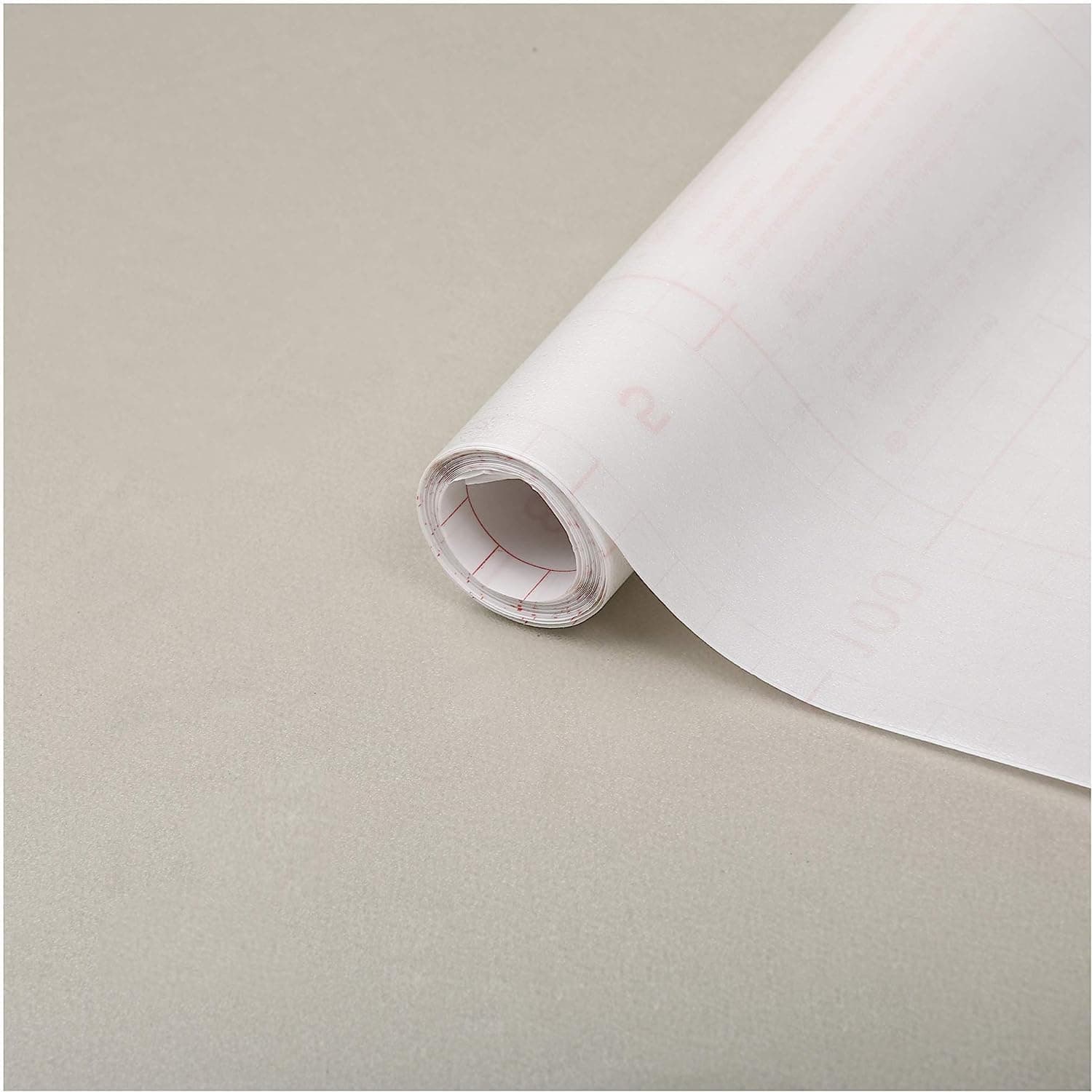 346-0211 Self-Adhesive Privacy Glass Window Film, Milky, 17" x 78" Roll