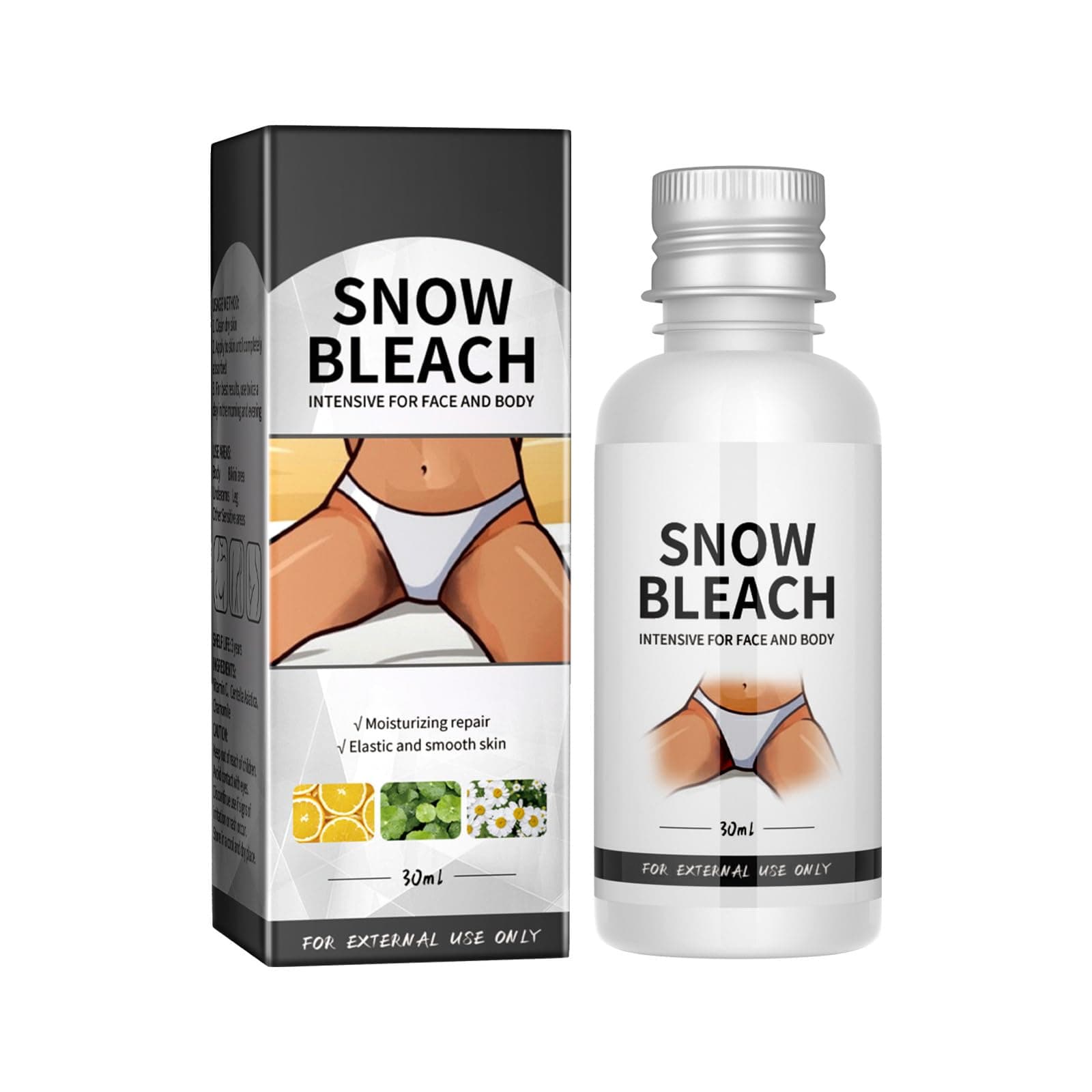 Body VVhitening Cream for Intimate Areas and Bikini Area, Quick Results Vitamin C Skin Care Cream for Underarm, Neck, Armpit, Elbow, Knees, Private Area and Inner Thigh, 1.0 FL.Oz