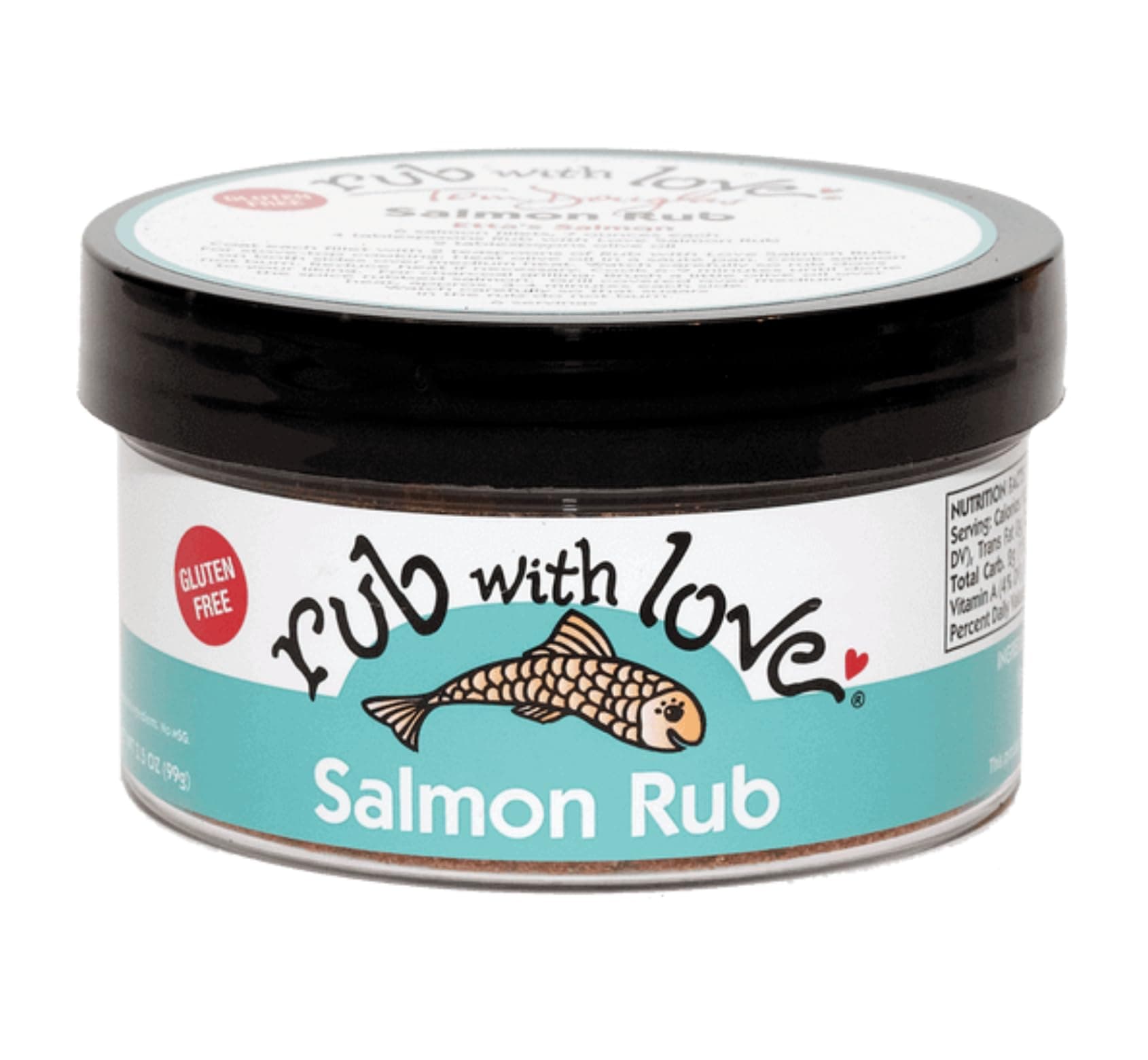 Rub With Love Salmon Rub 3.5 oz jar