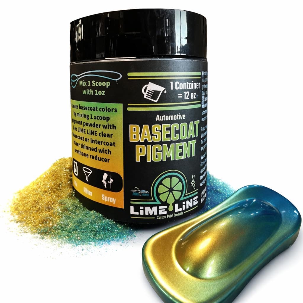 LiME LiME Base coat Maker Chameleon Pearl, 25 Grams Color Changing Pigment Powder- (Chameleon Gold/Orange/Green)