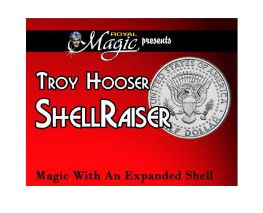 Magic Shell Raiser Magic Trick with an Expanded Half Dollar Shell Coin