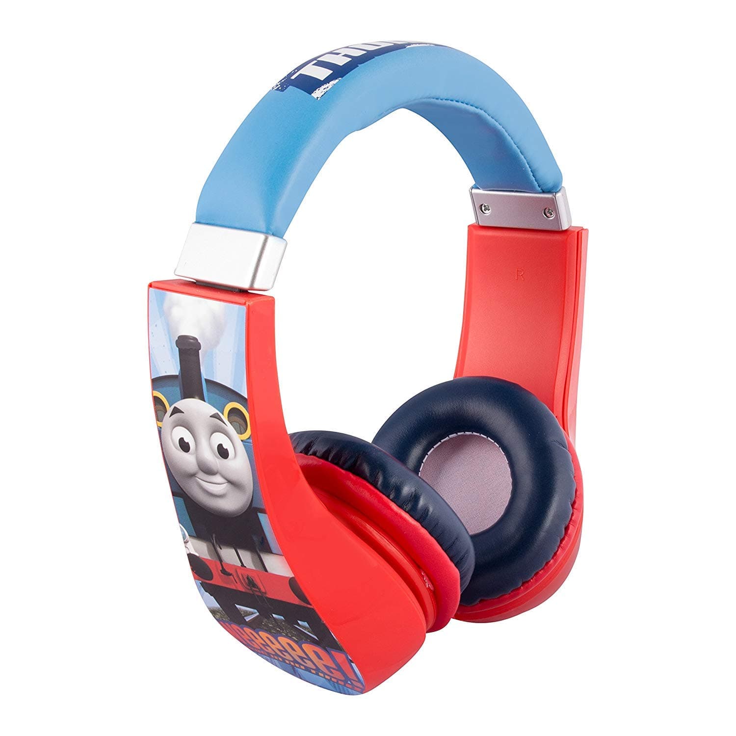 Sakar Kids Safe Over The Ear Headphones, Volume Limiter for Developing Ears, 3.5MM Stereo Jack, Recommended for Ages 3-9