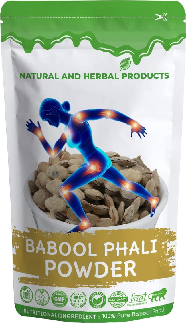 Babool Phali Powder for Joint Pain | Acacia Arabica | Babool Pods | Baval Sing | Acacia Nilotica | Eating | Cough | Cold | Hair Care | Skin | Immunity Booster - 100Gram