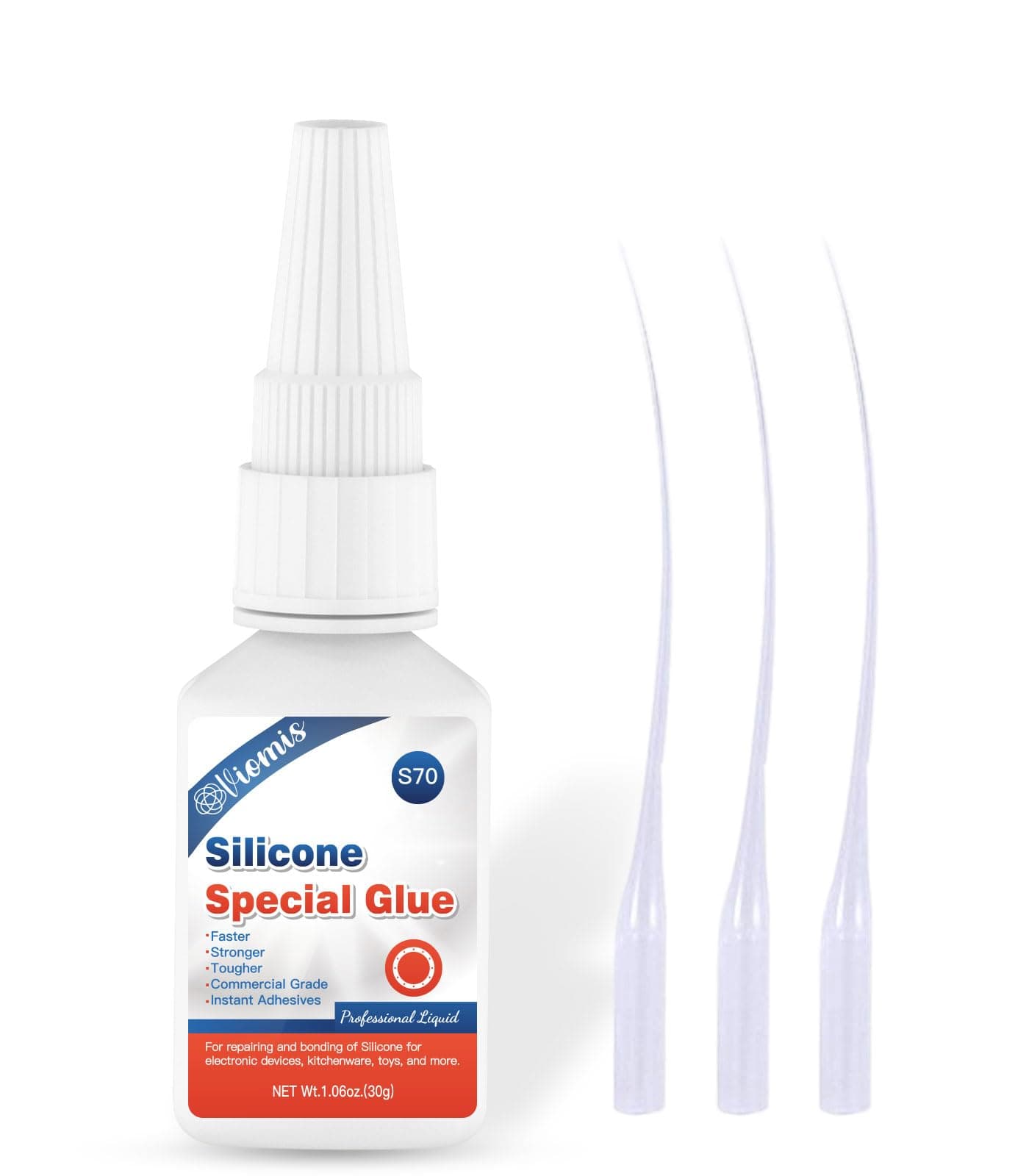 30g Silicone Glue - Strong Adhesive for Repairs and Sealing | Waterproof, Heat-Resistant, and Flexible | Ideal for Glass, Ceramics, Electronics, and More