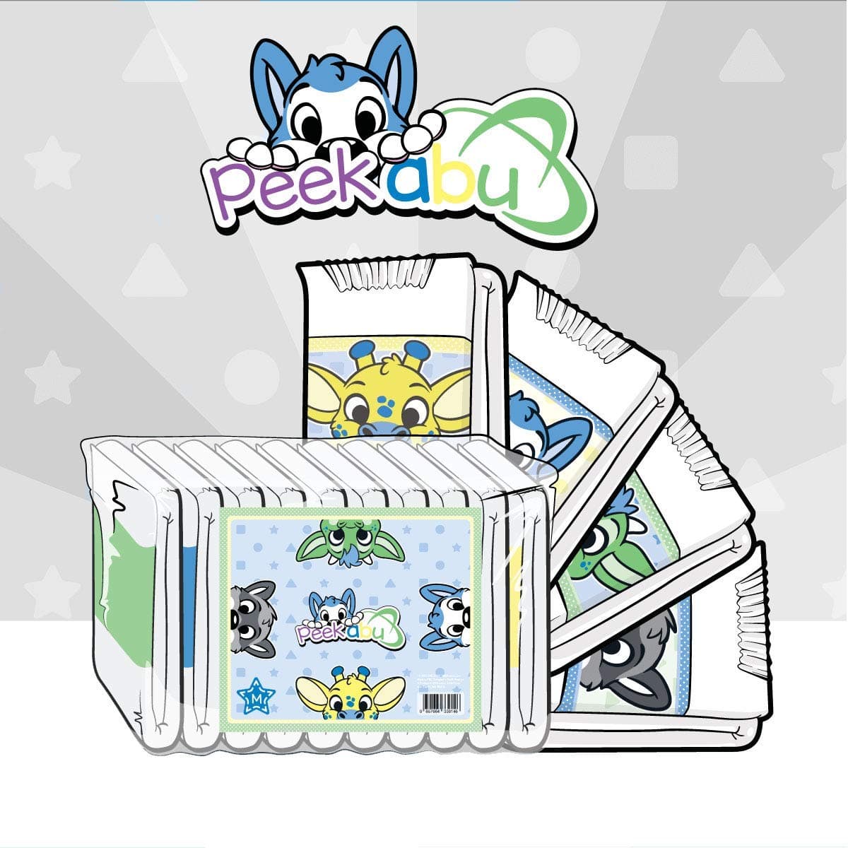 AB Universe ABU PeekABU Diapers - Pack of 10