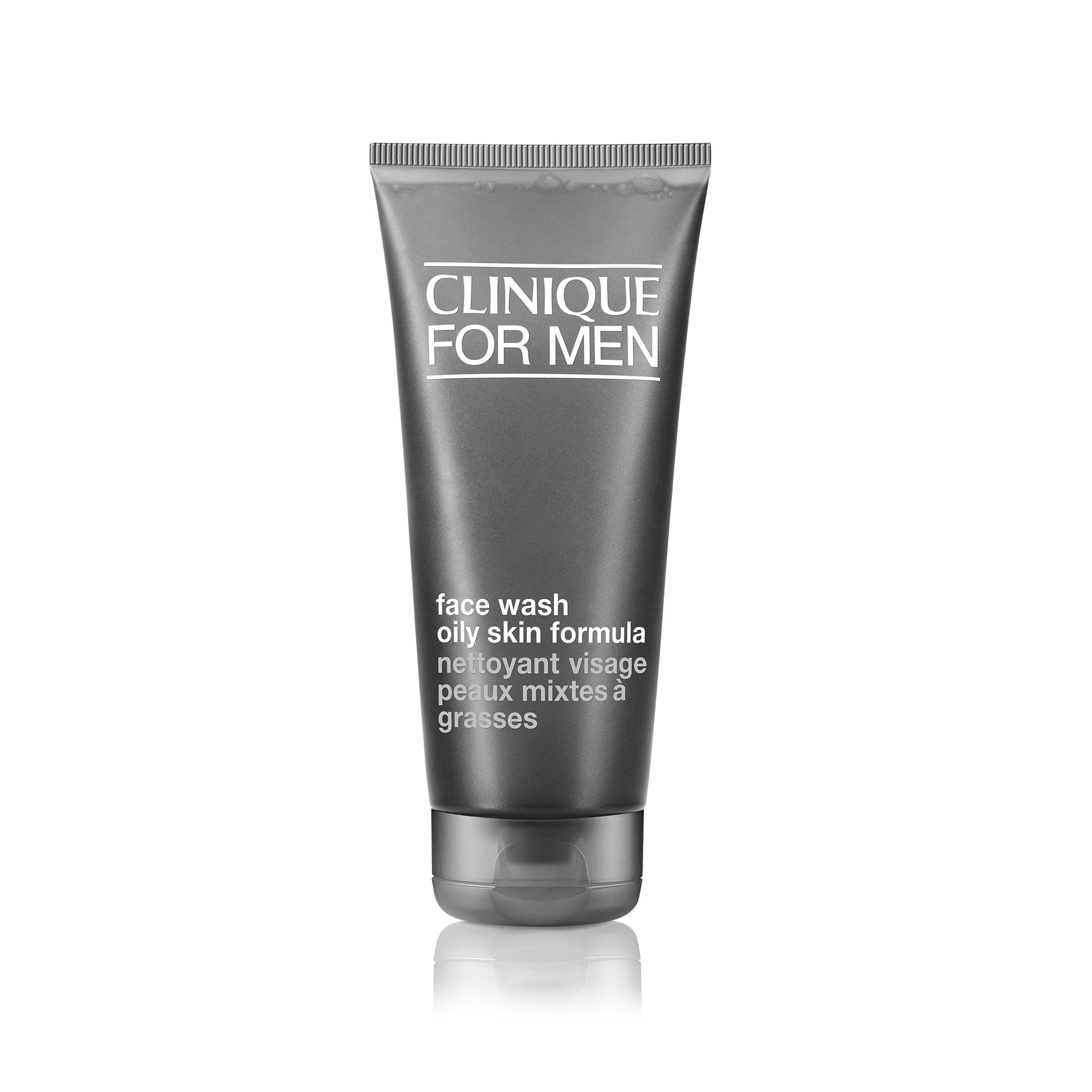 For Men Oil Control Face Wash Cleanser | Removes Excess Shine + Preps for Shaving | For Normal to Oily Skin Types, 6.7 Fl Oz