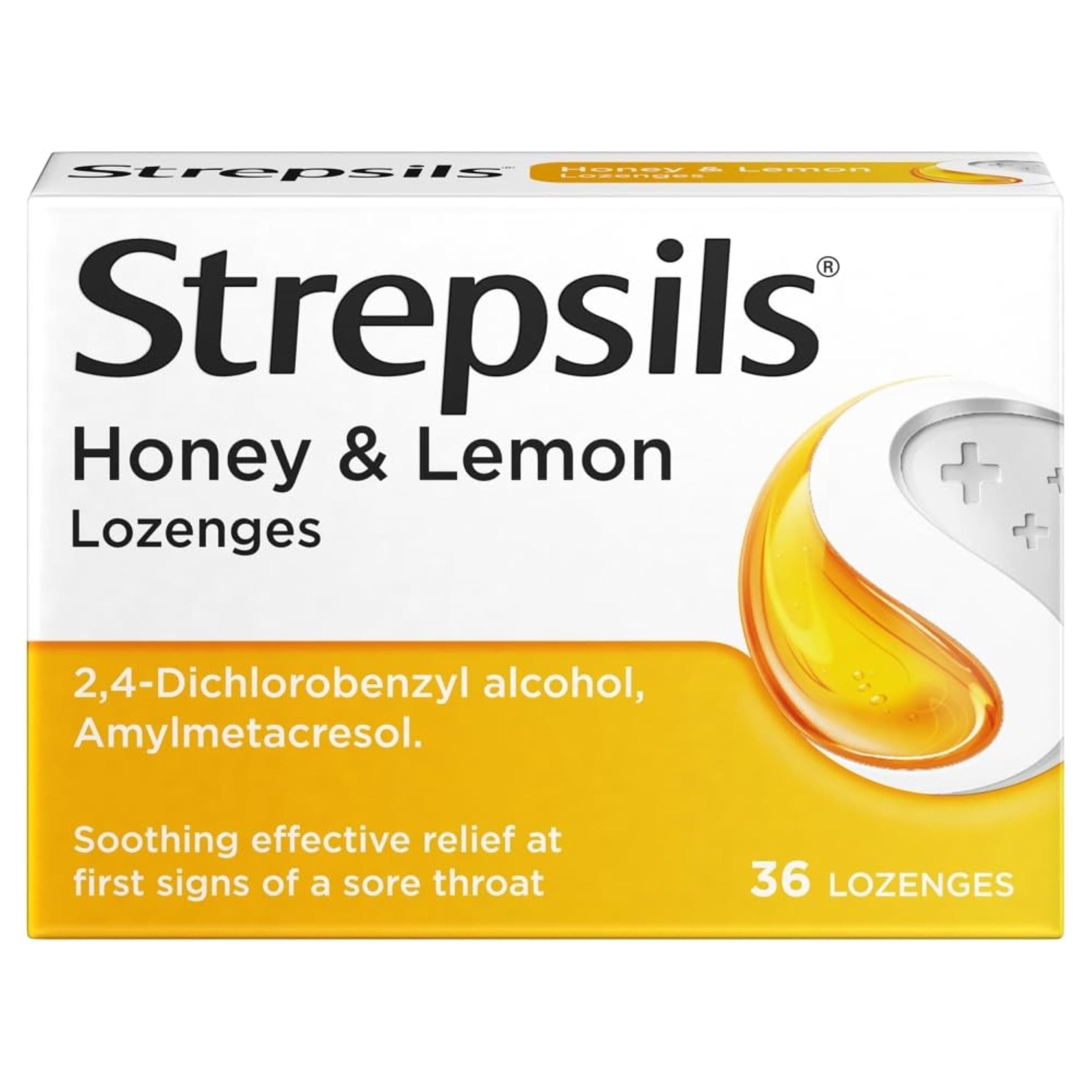 Strepsils Honey & Lemon 24 Lozenges by Strepsils