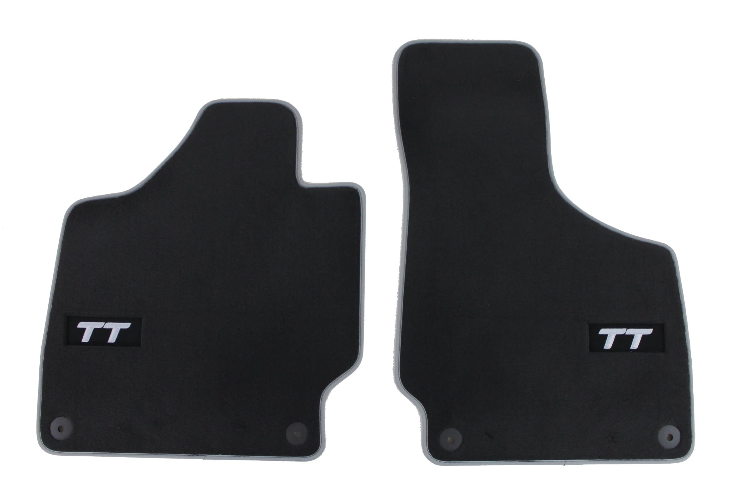 Genuine Audi Accessories 8J1061275MNO Black Front Carpeted Floor Mat for Audi TT, (Set of 2)