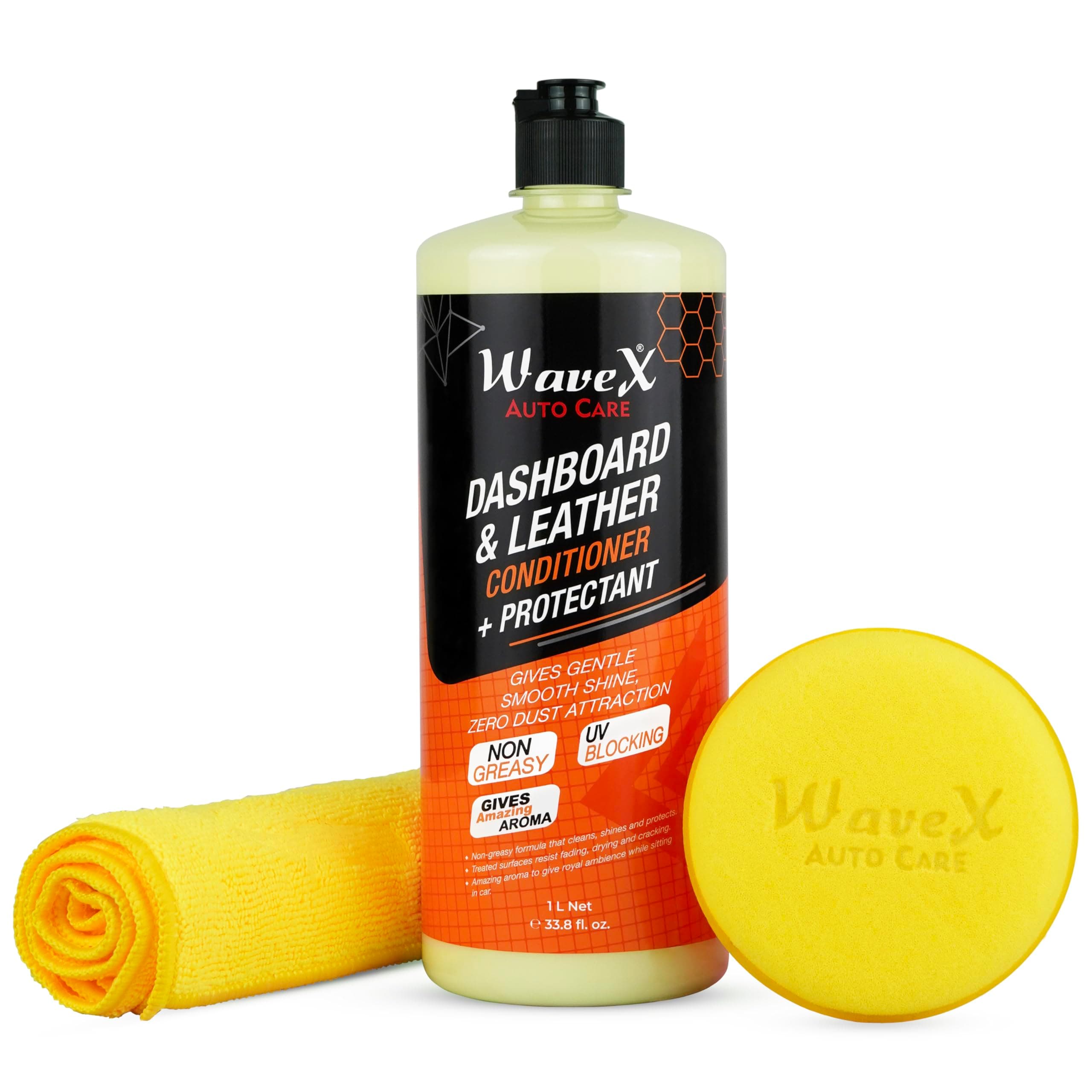 WaveX Dashboard and Leather Conditioner+Protectant (1L)