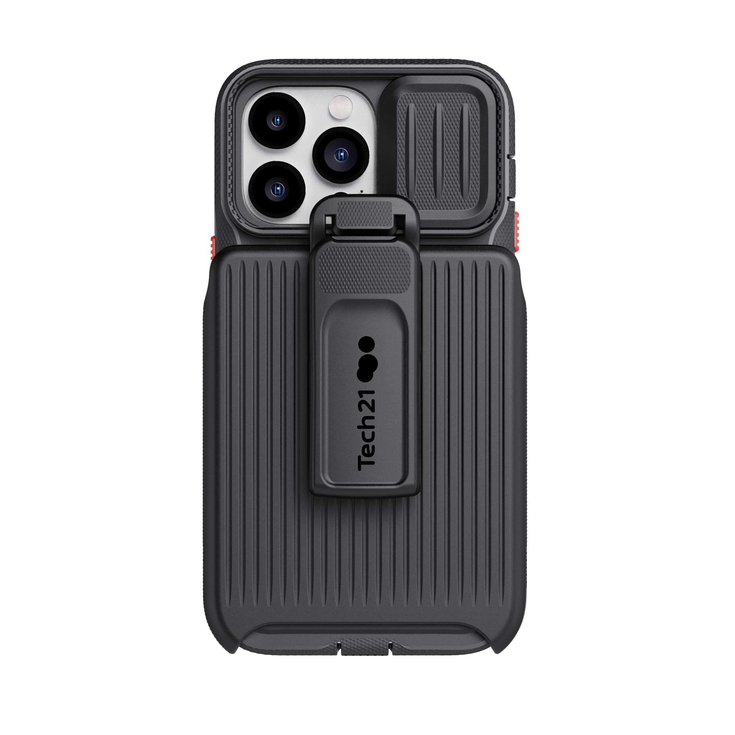 tech21 iPhone 14 Pro Max Evo Max Compatible with MagSafe® – Durable, Shock-Absorbing and Rugged Phone Case with Holster and 20ft FlexShock Multi-Drop Protection